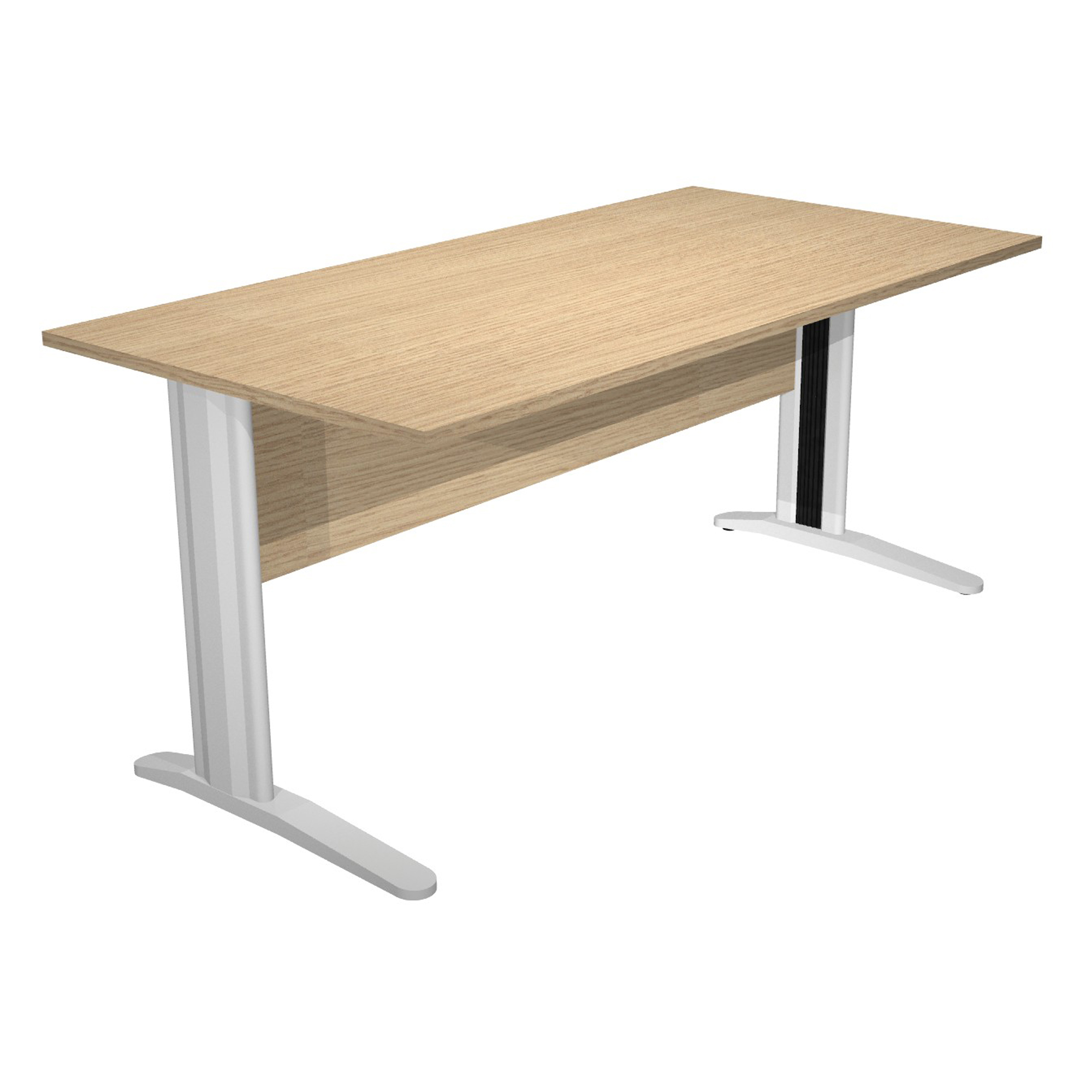 Scrivania lineare Easy - 160 x 80 x …