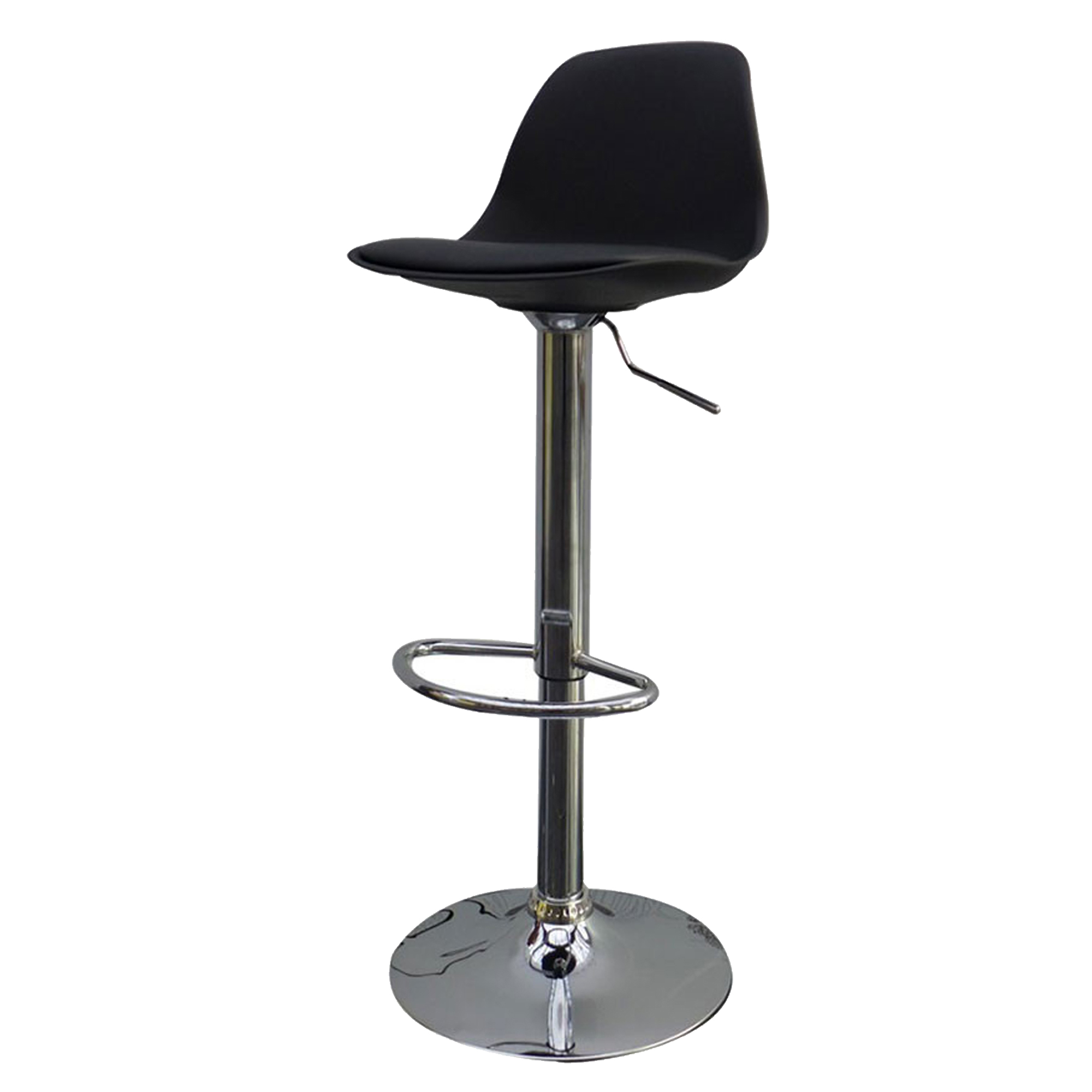 Sgabello Bobba - PPLacciaio cromato - 39x42x83/104cm - …