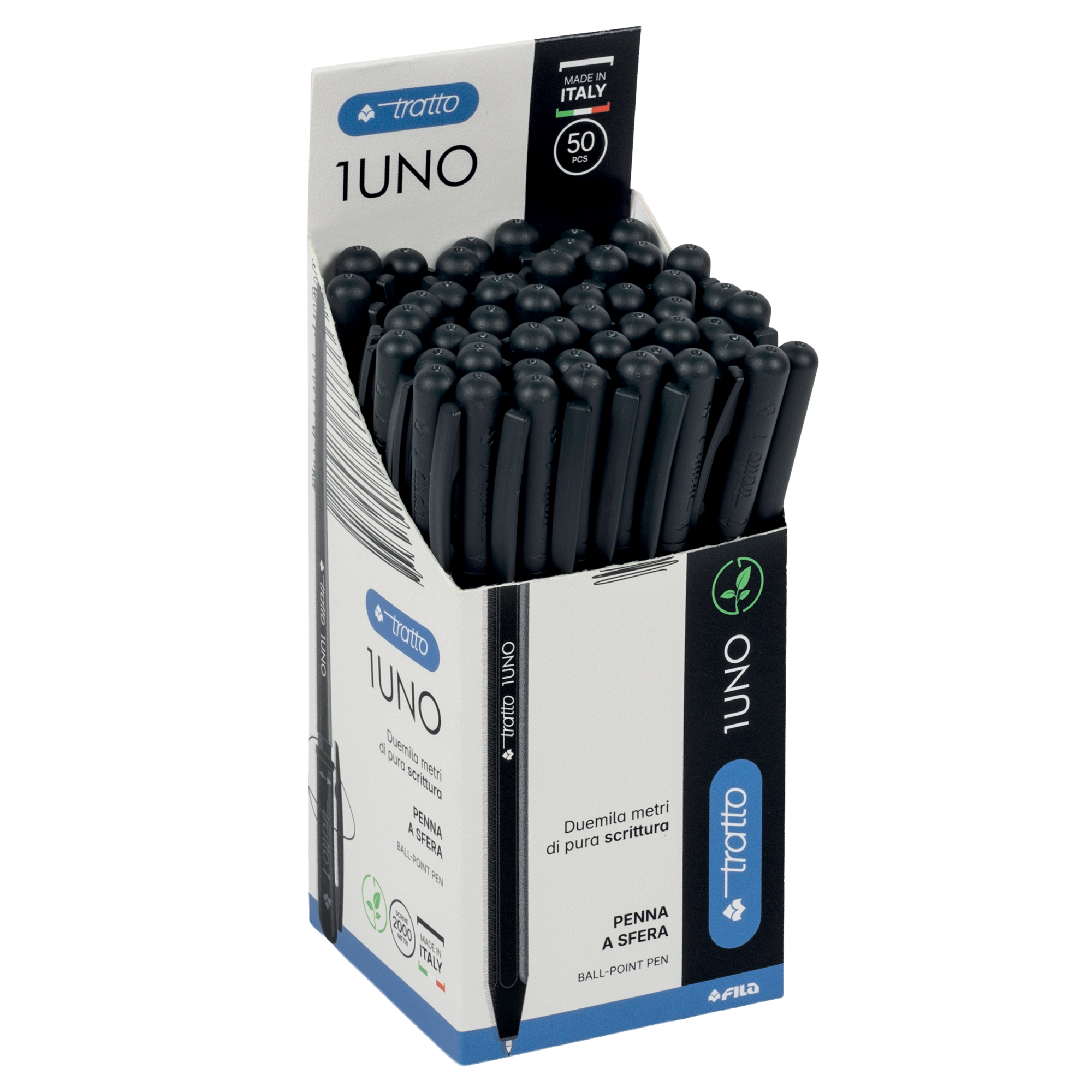 tratto 1Uno - Penna a sfera - nero …