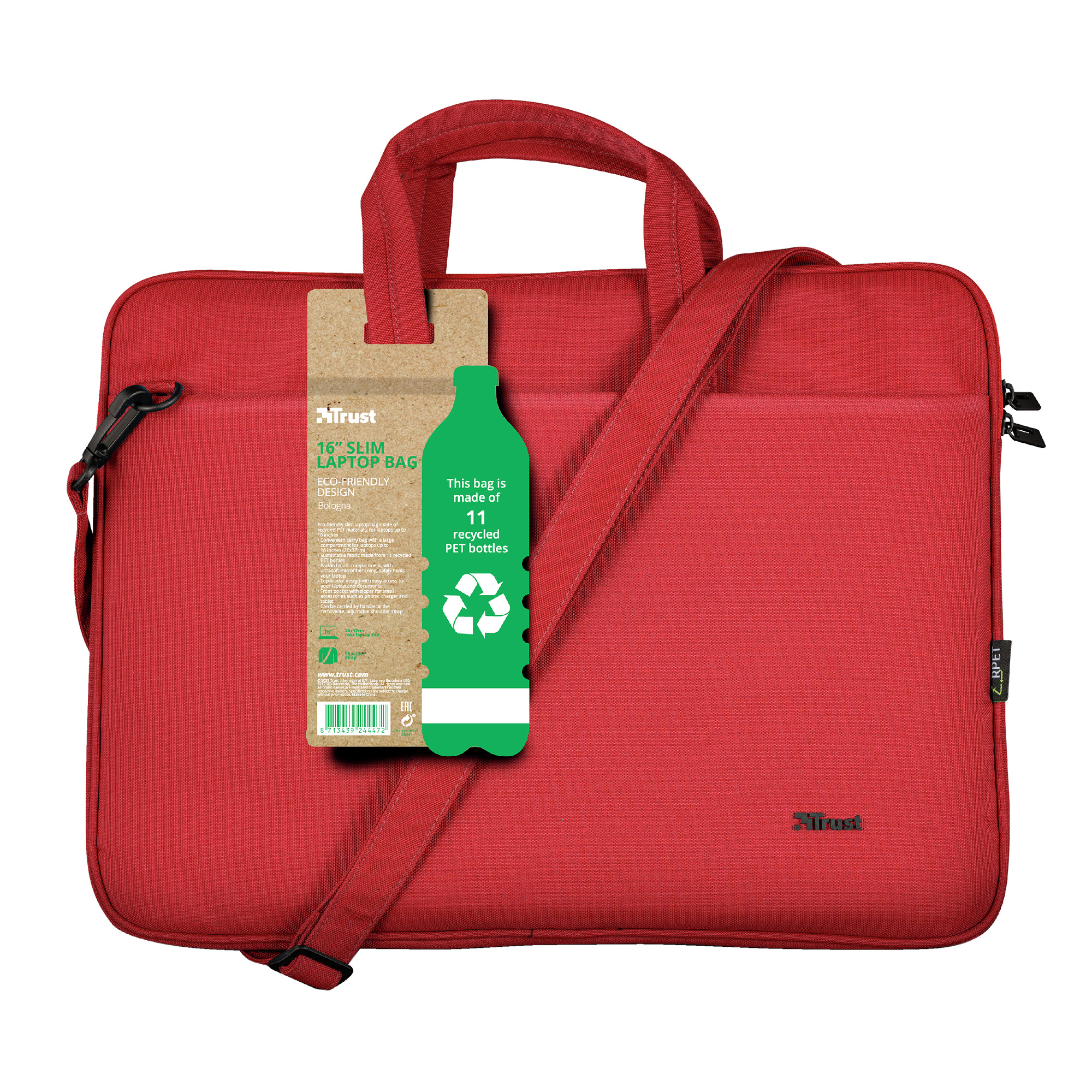 Trust Bologna Slim - Borsa trasporto notebook - …
