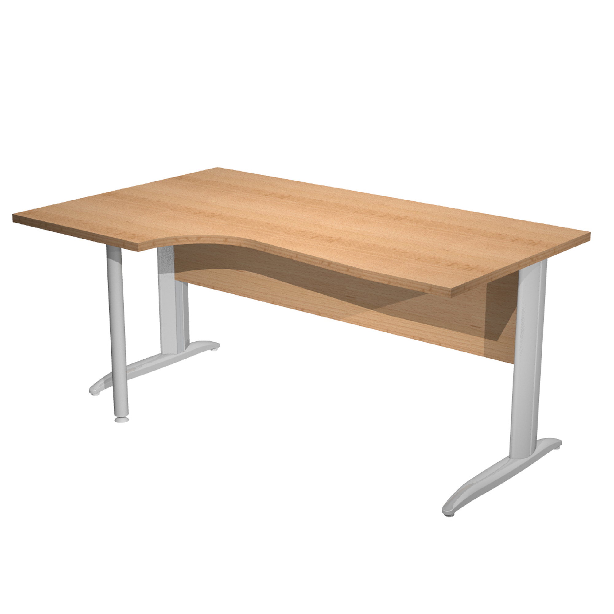 Scrivania Compact Sinistro Easy - 160 x 60/80/100 …