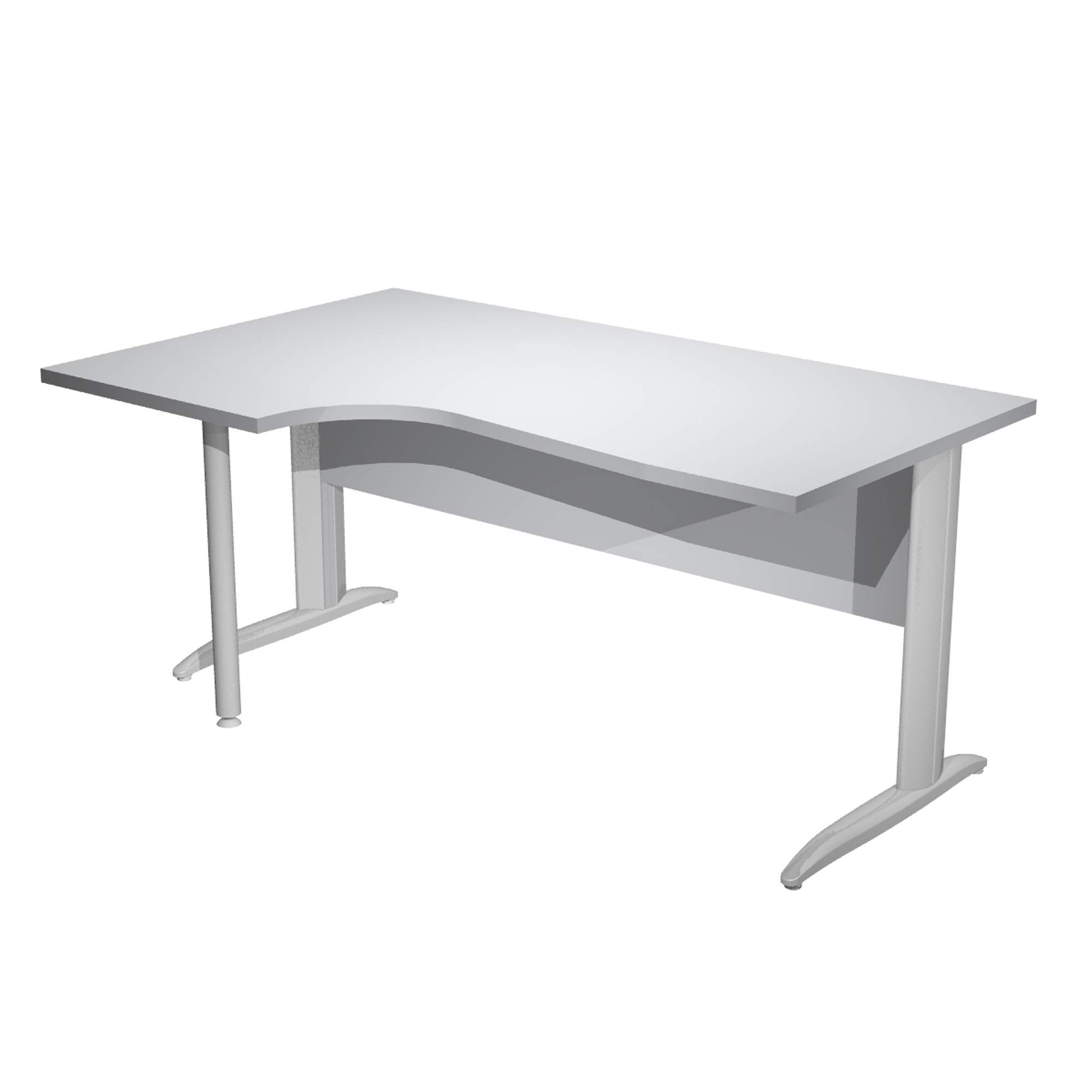 Scrivania Compact Sinistro Easy - 160 x 60/80/100 …