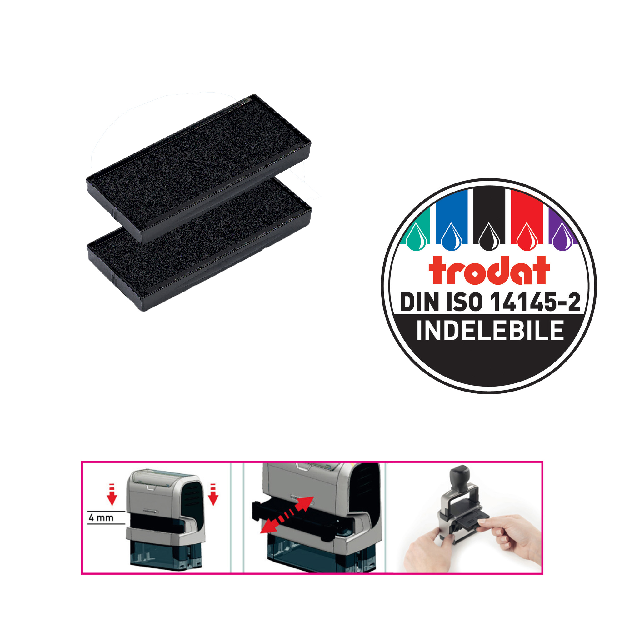 Tampone 6/4931 - nero - Trodat - blister …