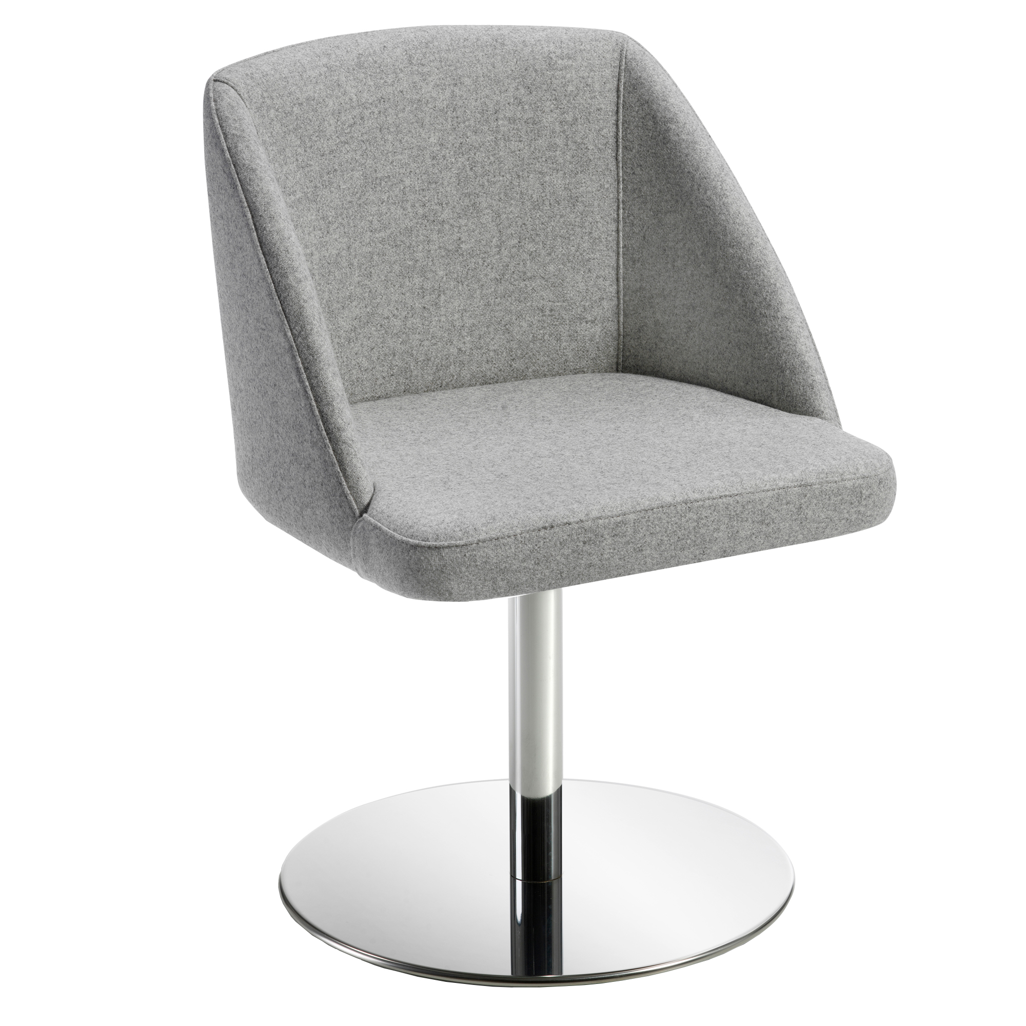 Poltroncina attesa Norma NOG - grigio chiaro - …