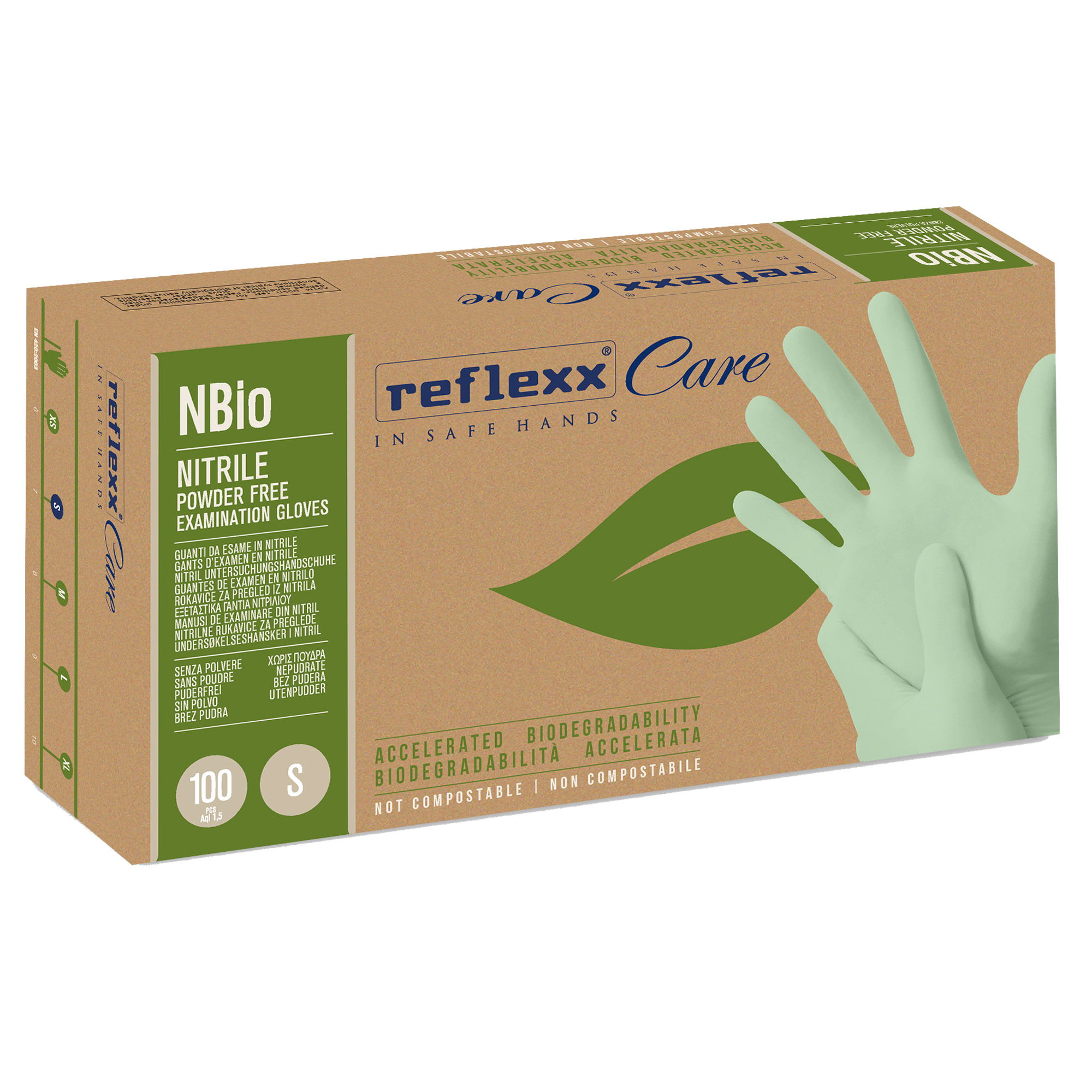 Guanti in nitrile bio - tg S - …