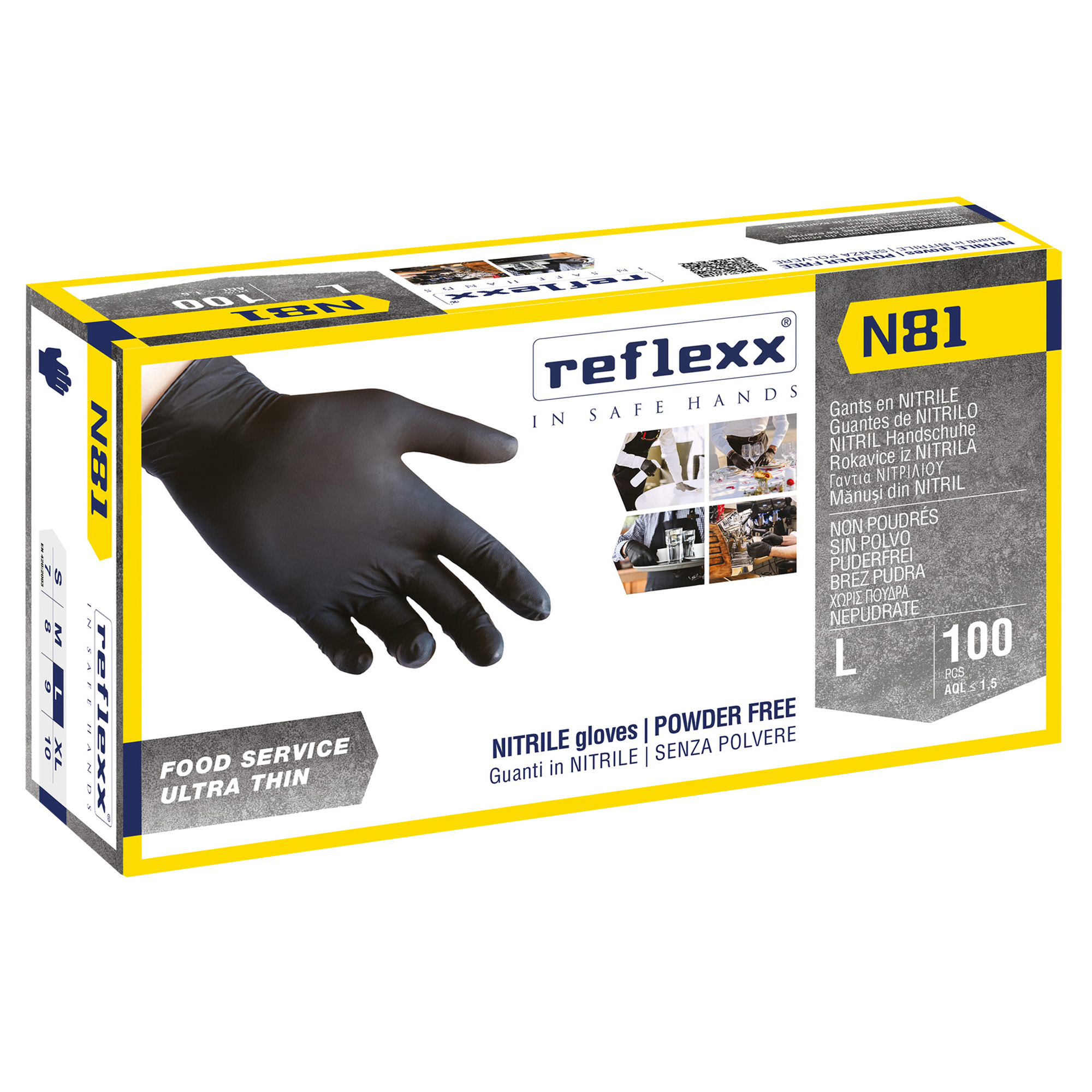 Guanti in nitrile N81 - tg L - …