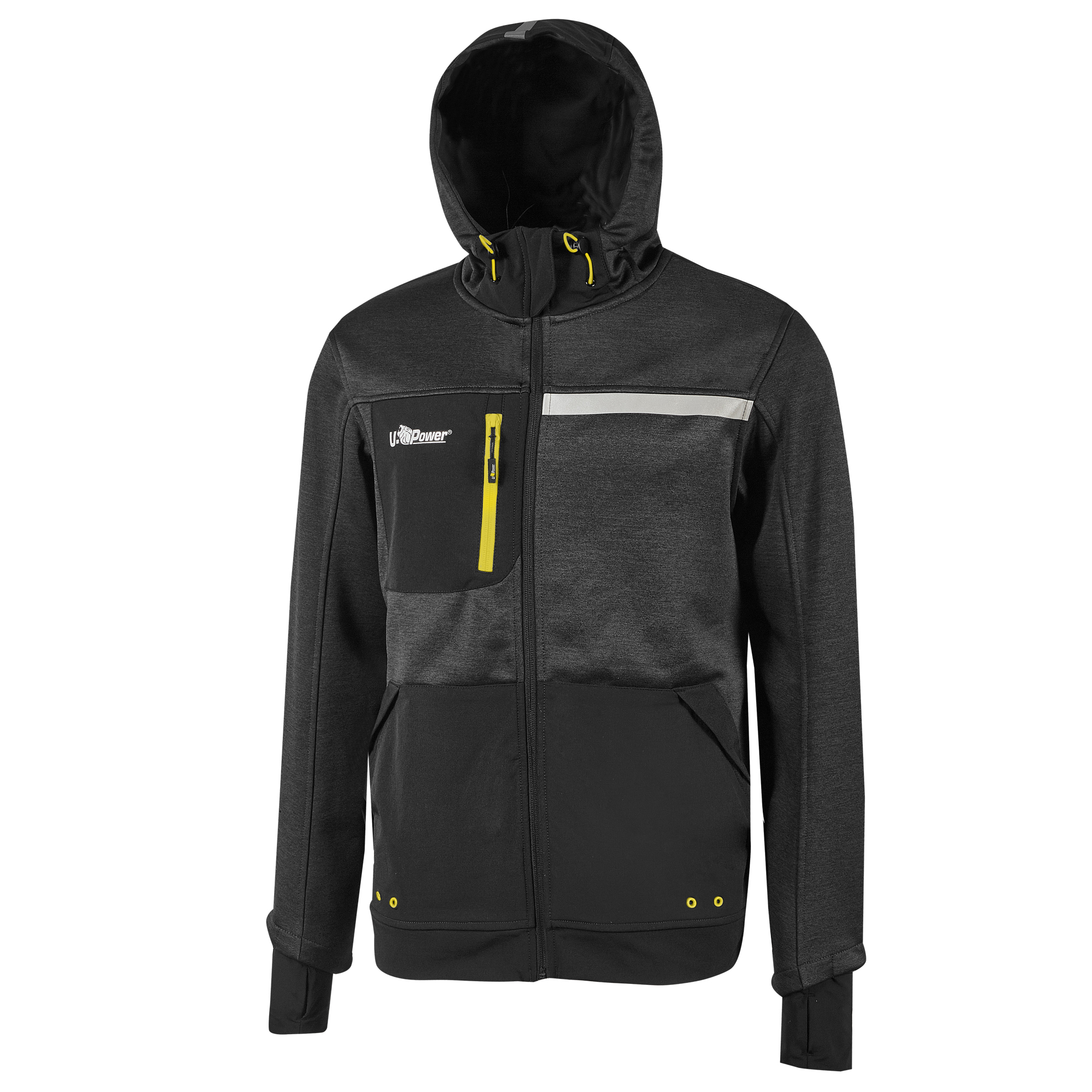 Felpa Galaxy - taglia XL - nero/giallo - …