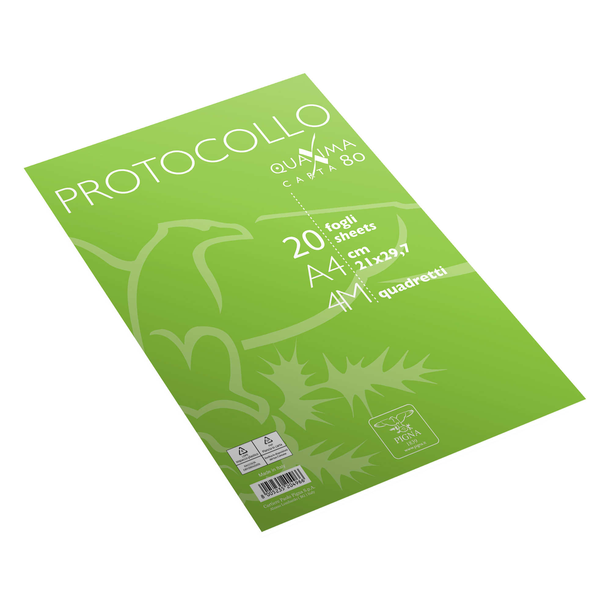 Fogli protocollo Quaxima - A4 - 4 mm …