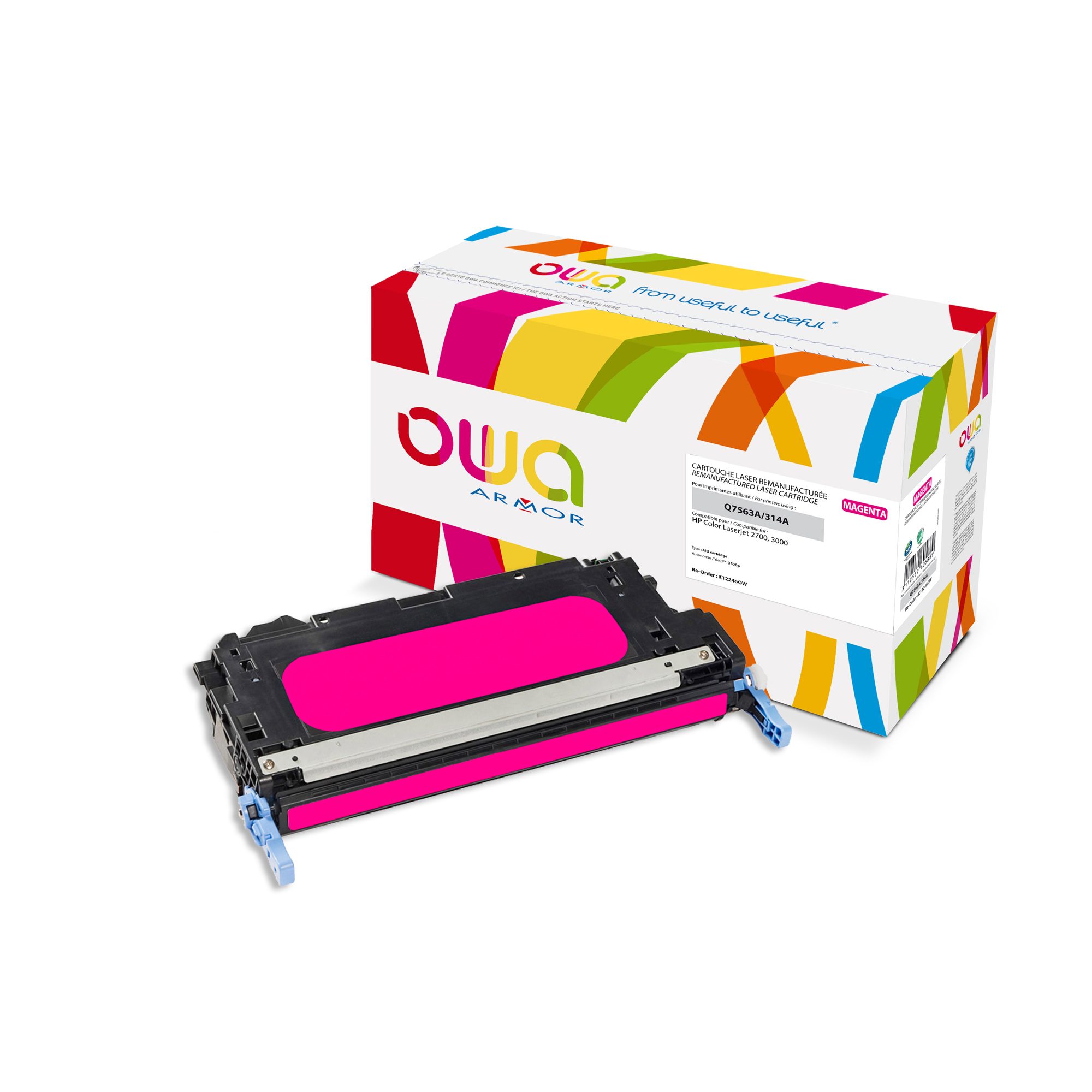 Armor - Toner Compatibile per Hp - Magenta …