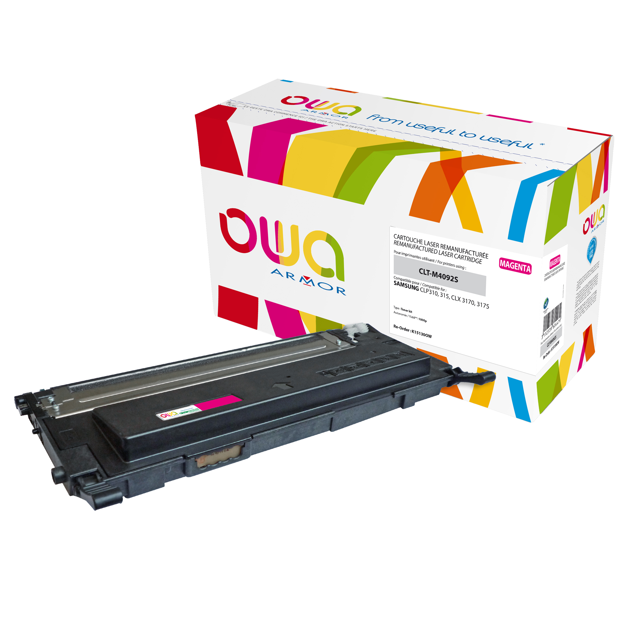 Armor - Toner Compatibile per Hp/Samsung - Magenta …
