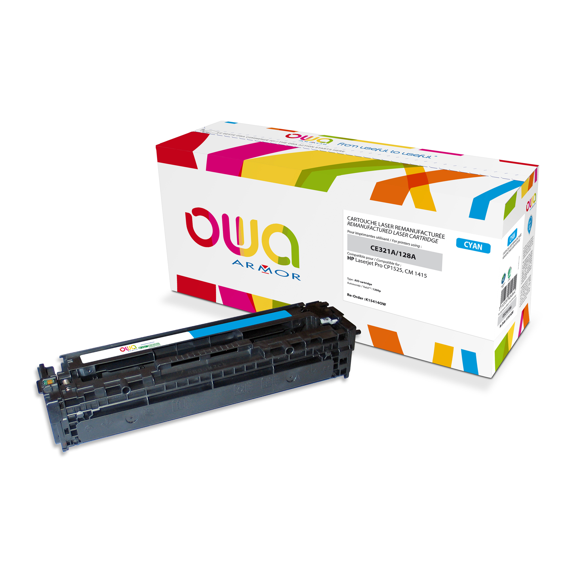 Armor - Toner Compatibile per Hp - Ciano …