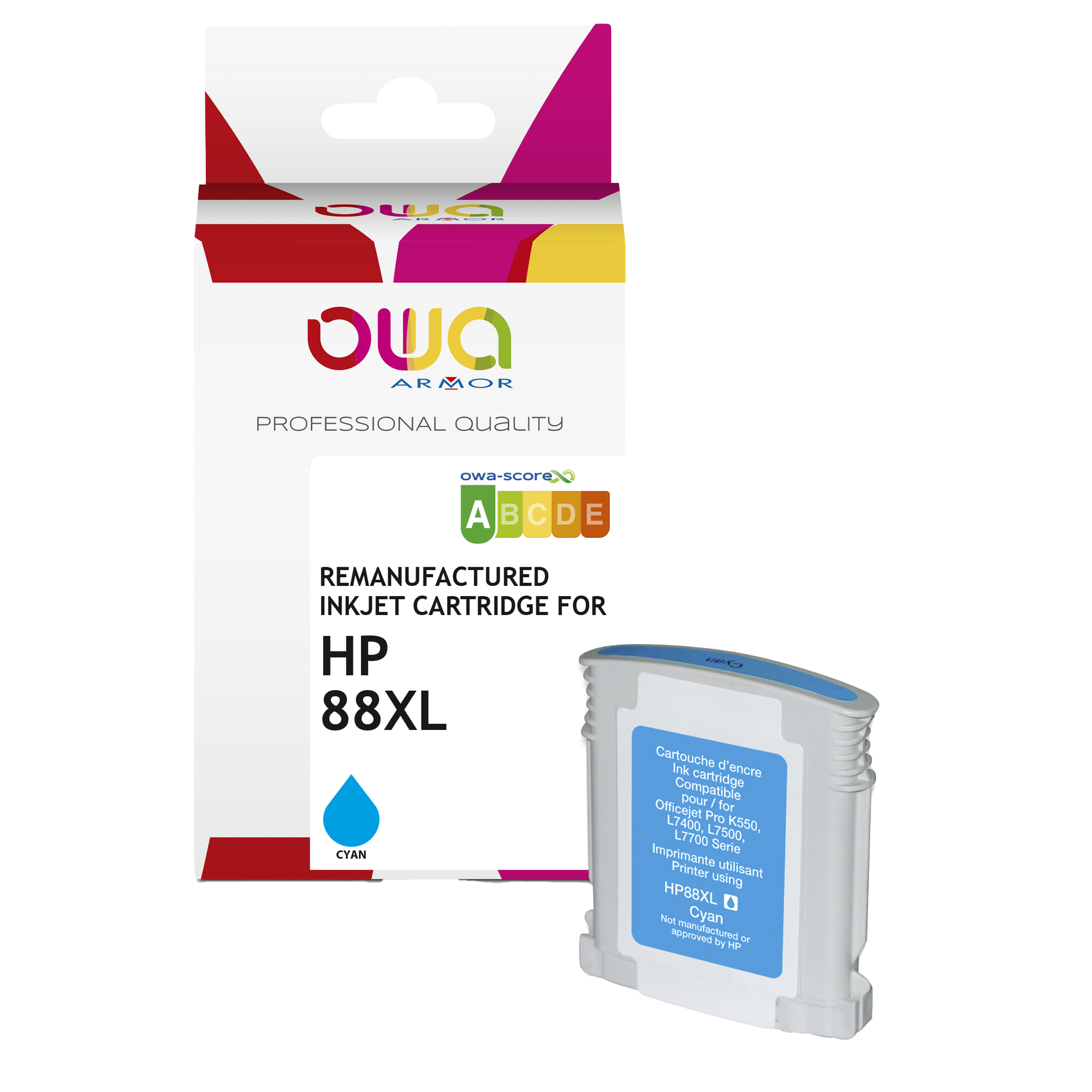 Armor - Cartuccia ink Compatibile per Hp 88XL …