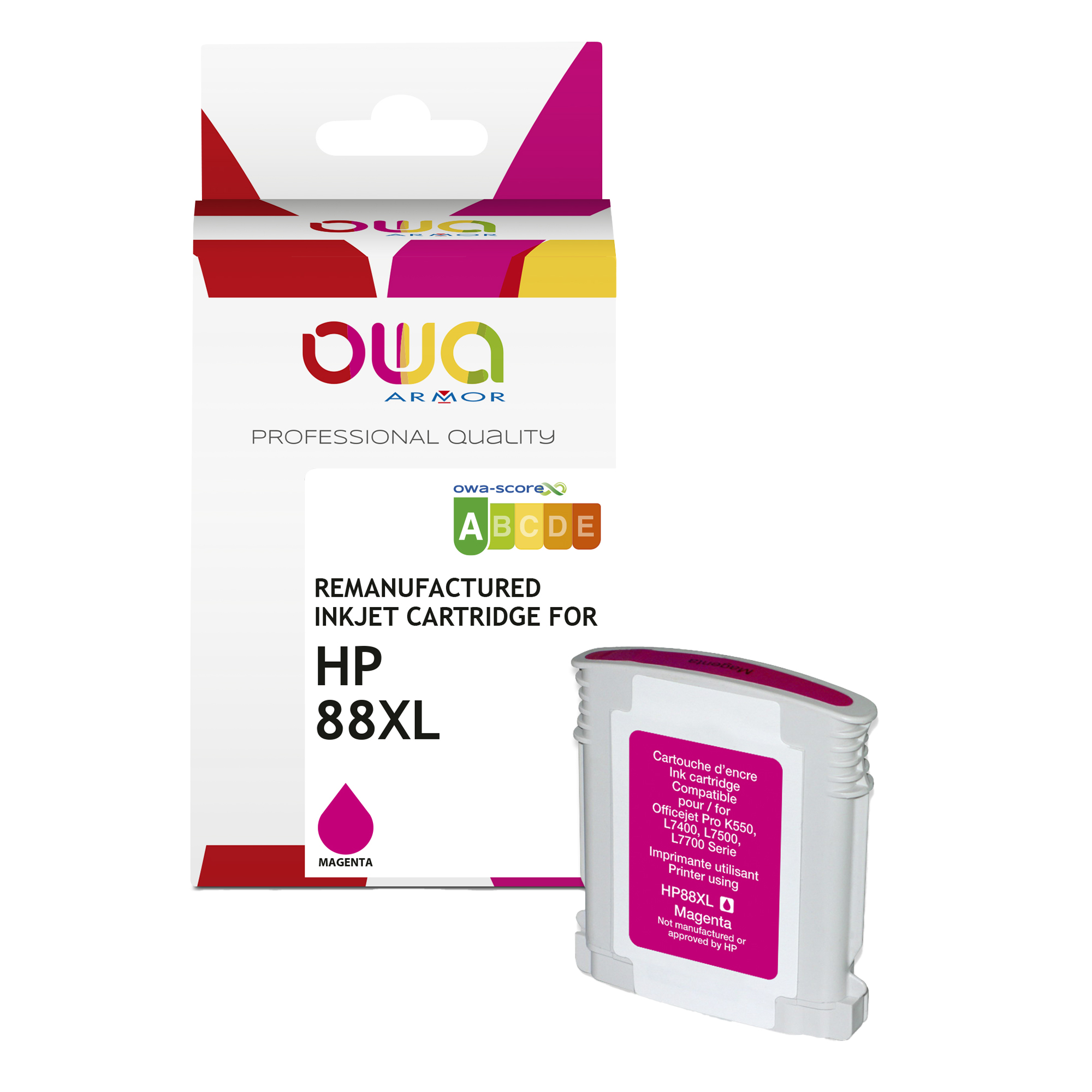 Armor - Cartuccia ink Compatibile per Hp 88XL …