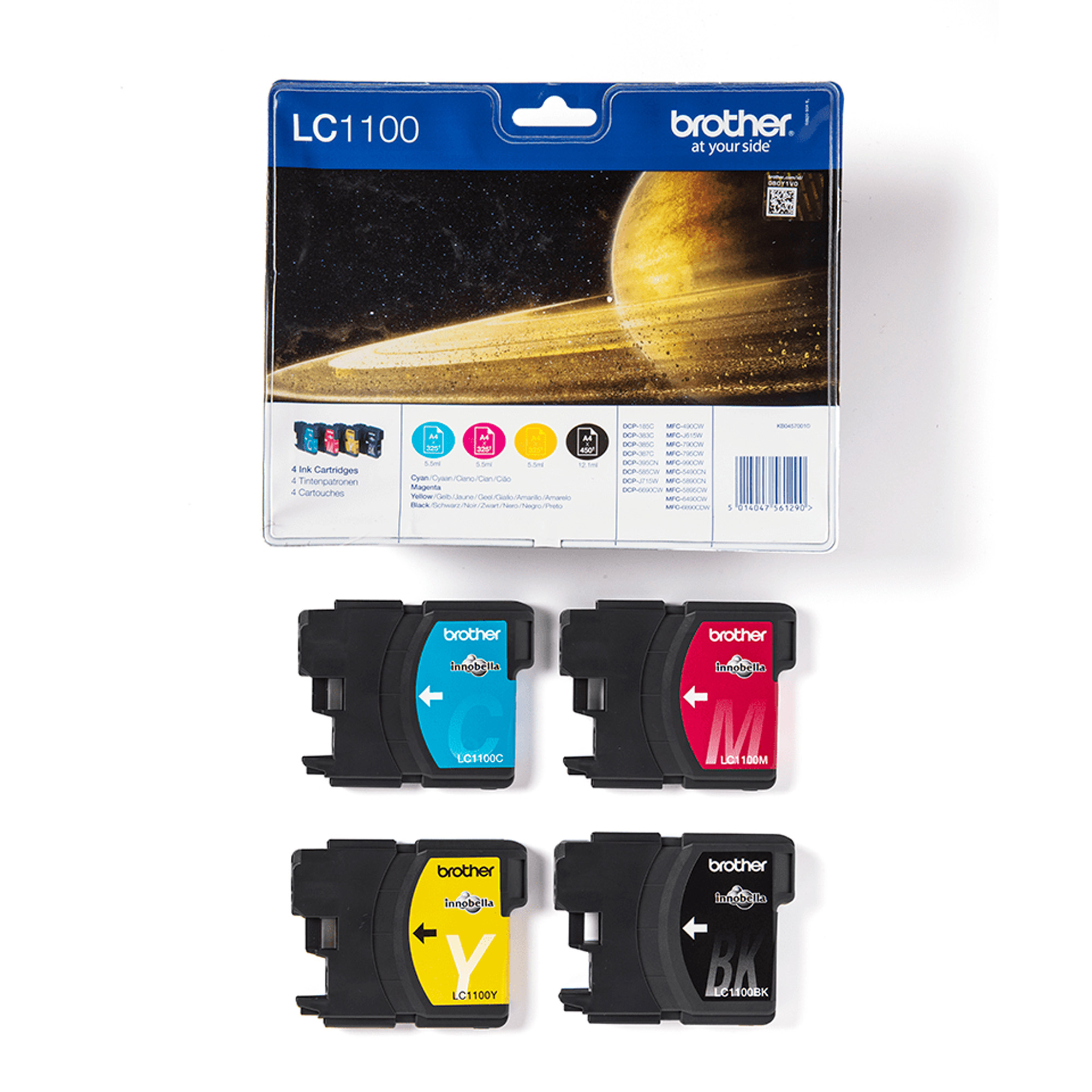 Brother LC1100 Confezione da 4 cartucce inkjet - …