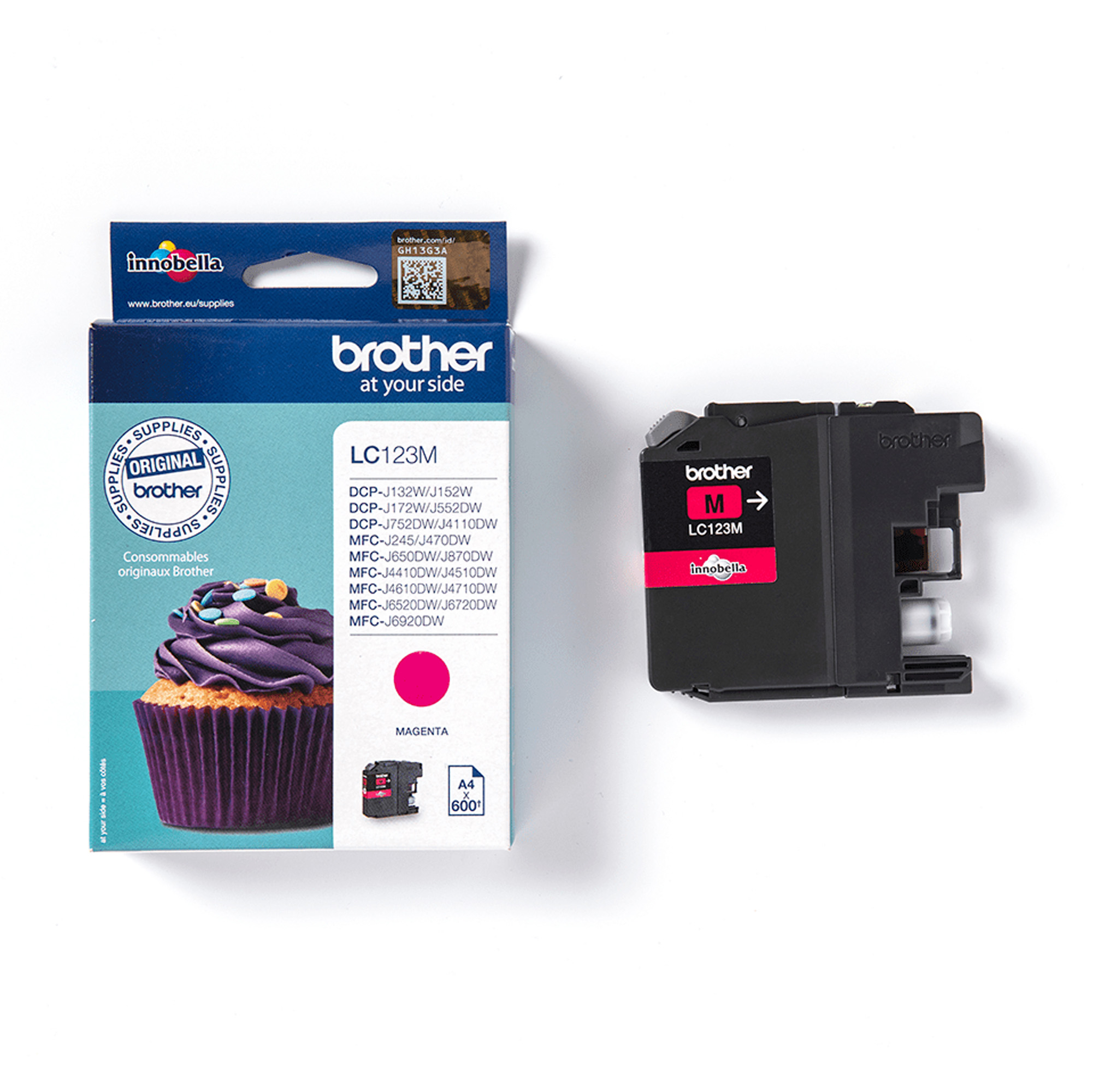 Brother LC123M - Alta resa - magenta - …