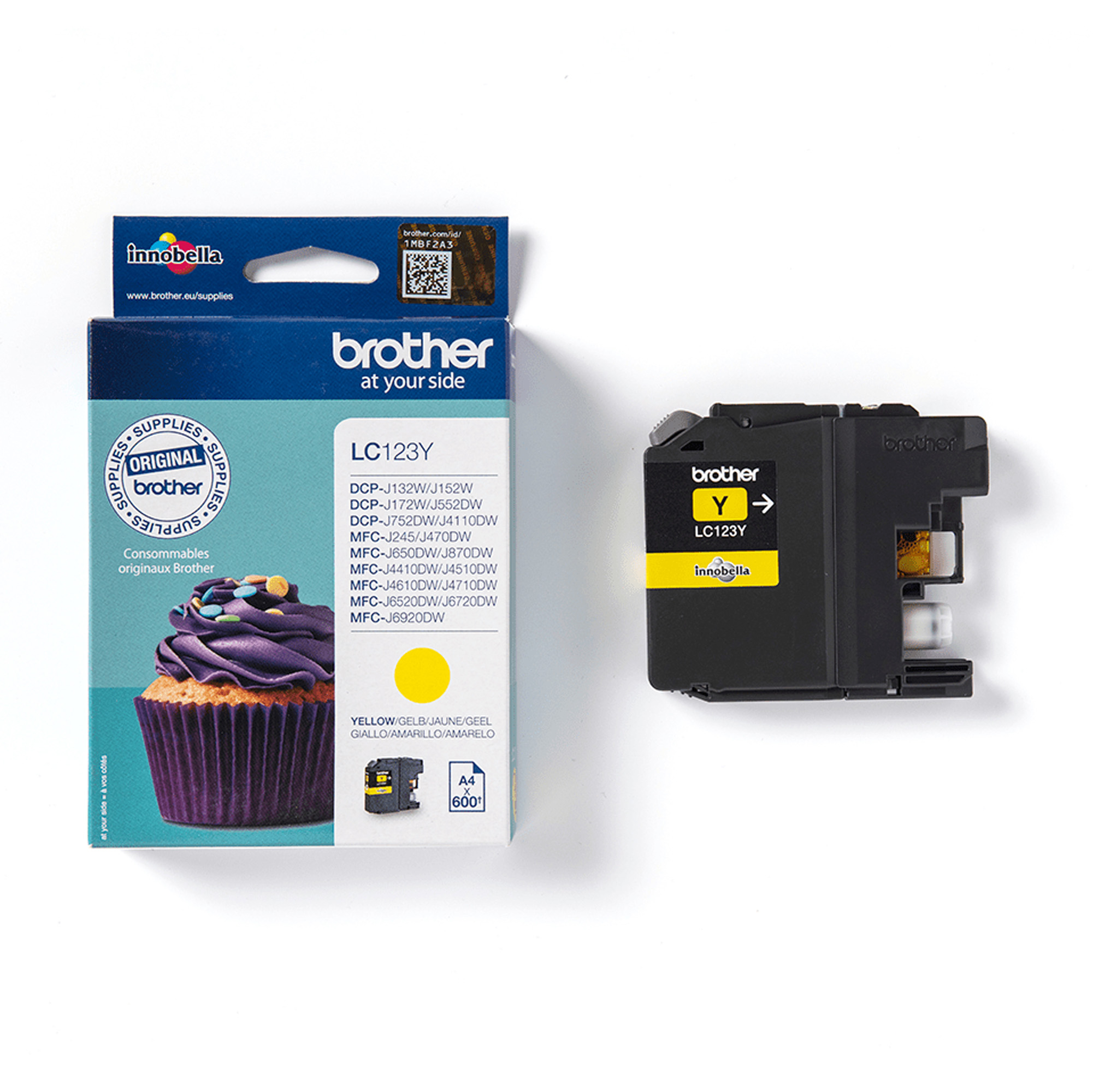 Brother LC123Y - Alta resa - giallo - …