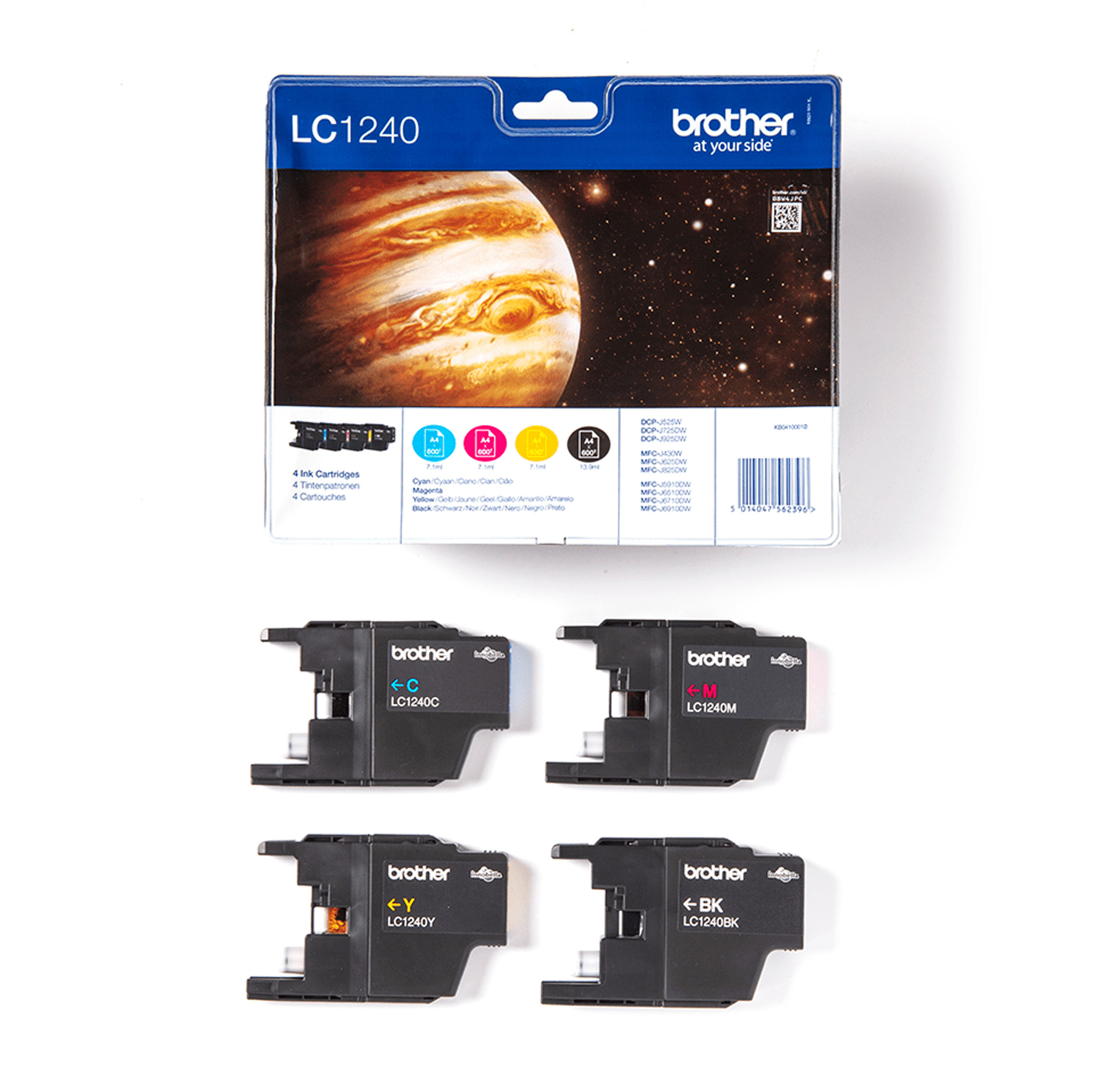 Brother LC1240 Confezione da 4 cartucce inkjet originali …