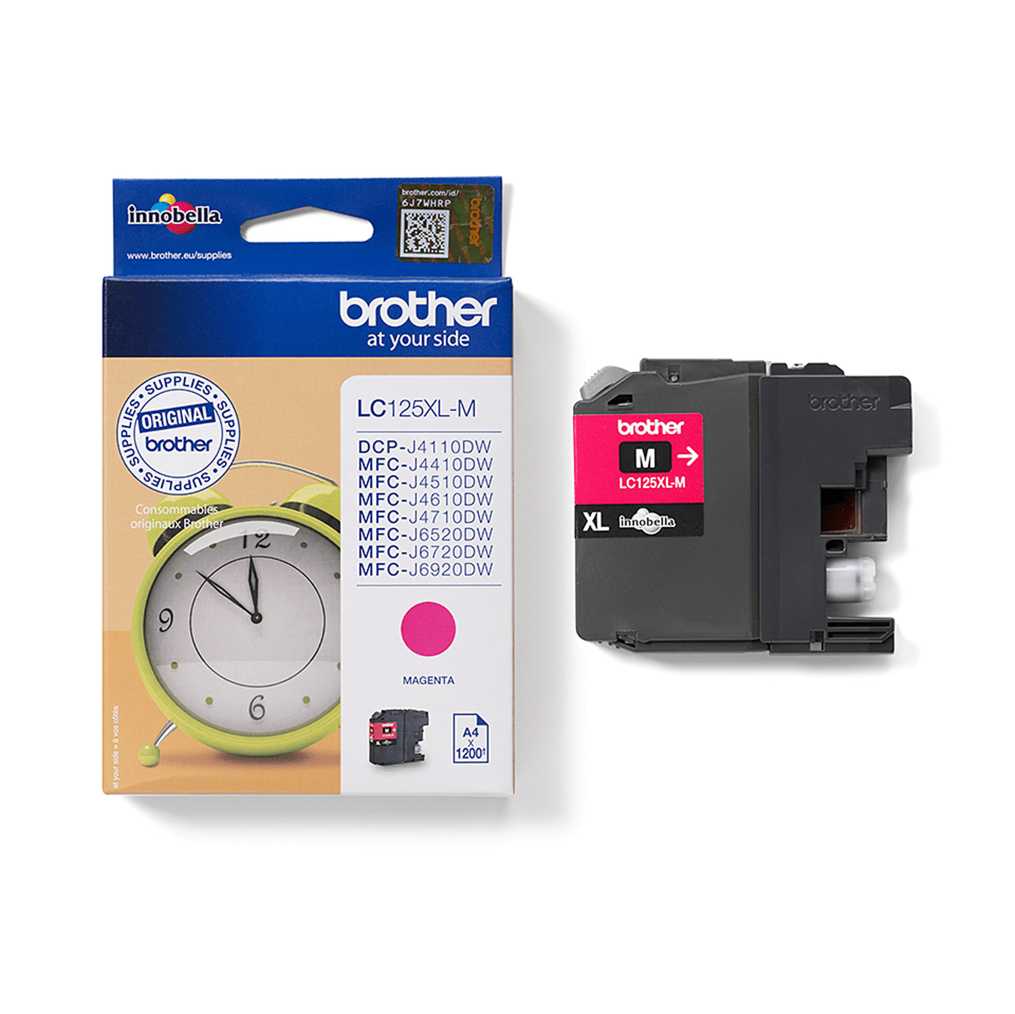 Brother LC125XLM - Rendimento Super Alto - magenta …