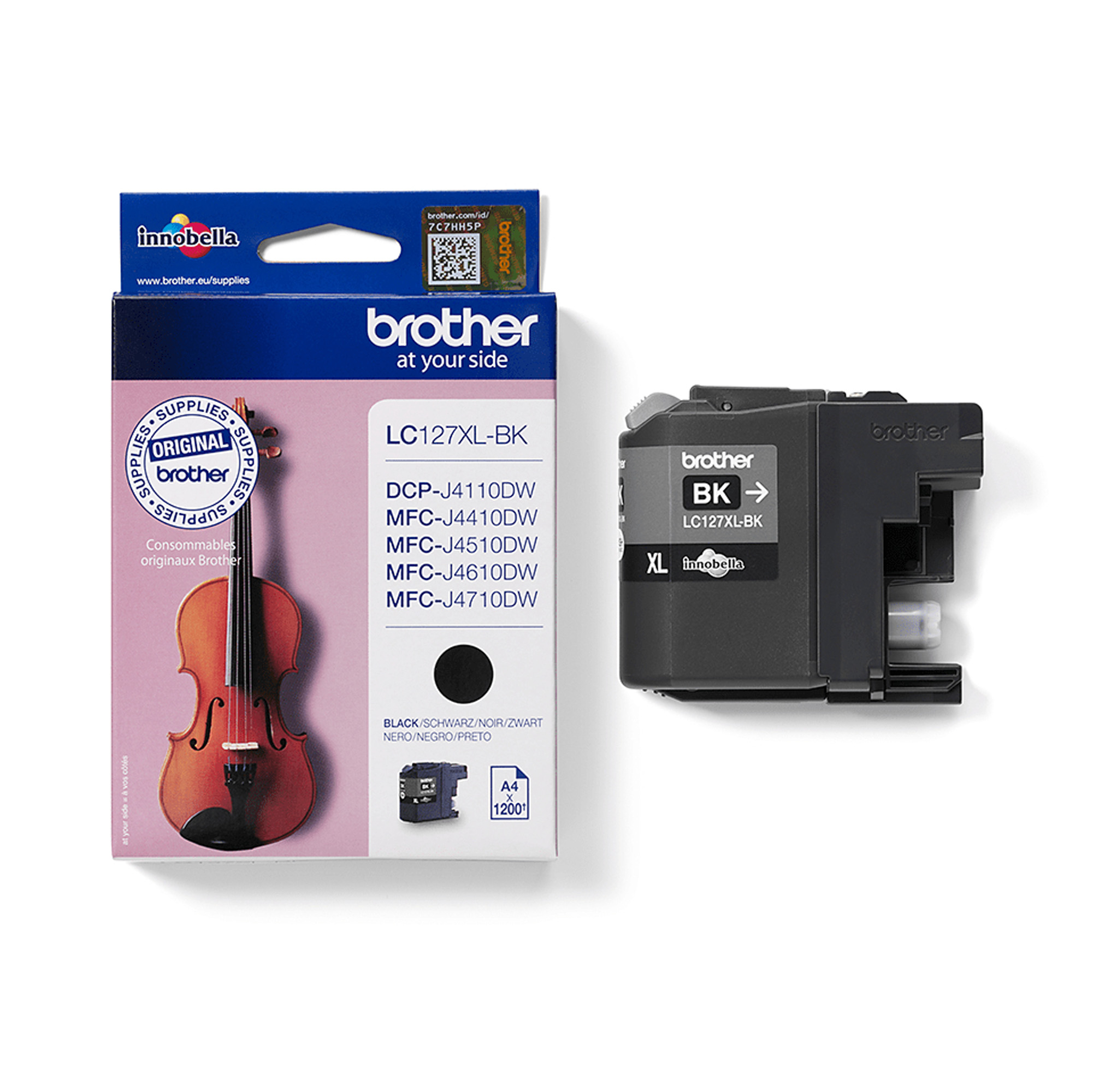 Brother LC127XLBK - Rendimento Super Alto - nero …