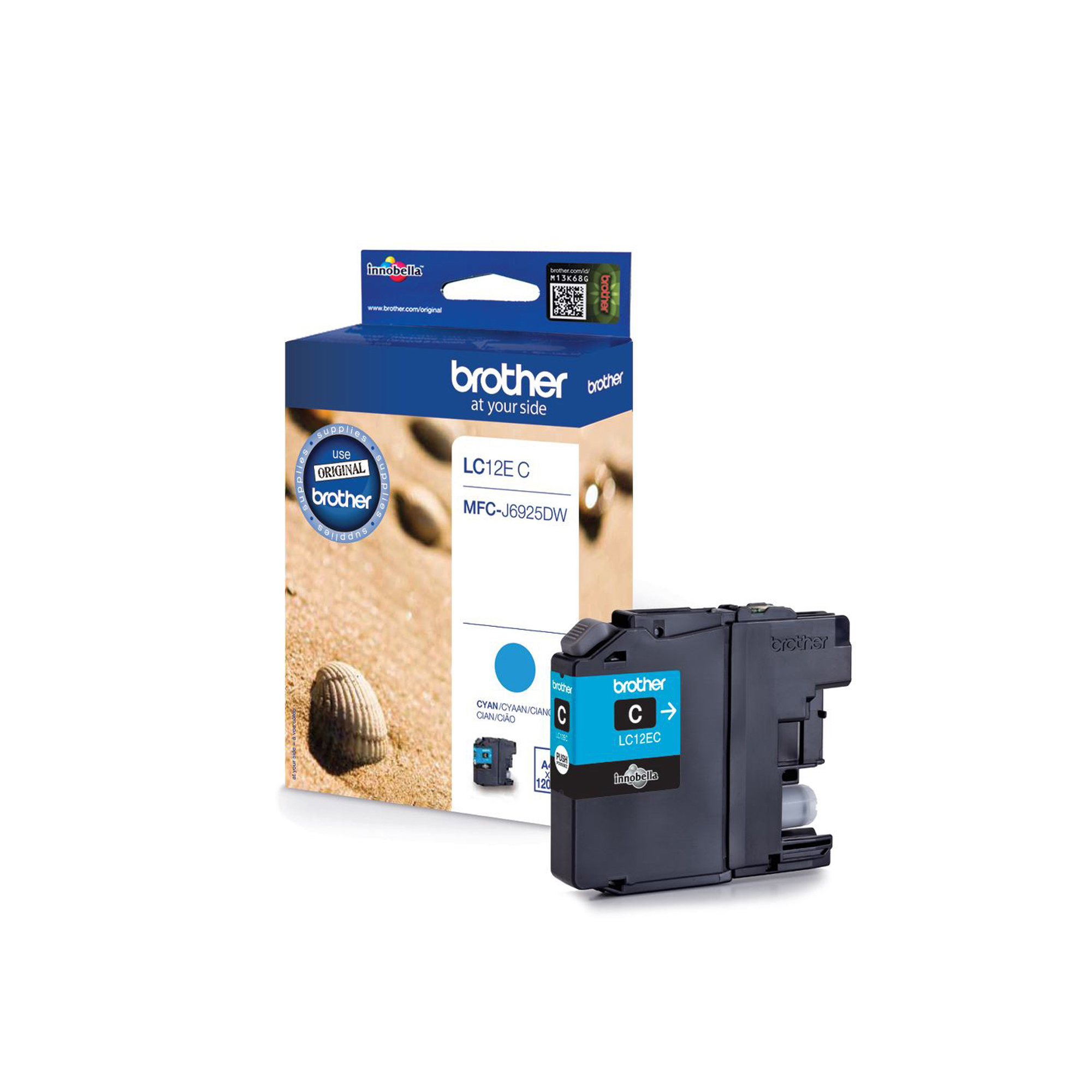 Brother LC12EC - capacity XL - ciano - …