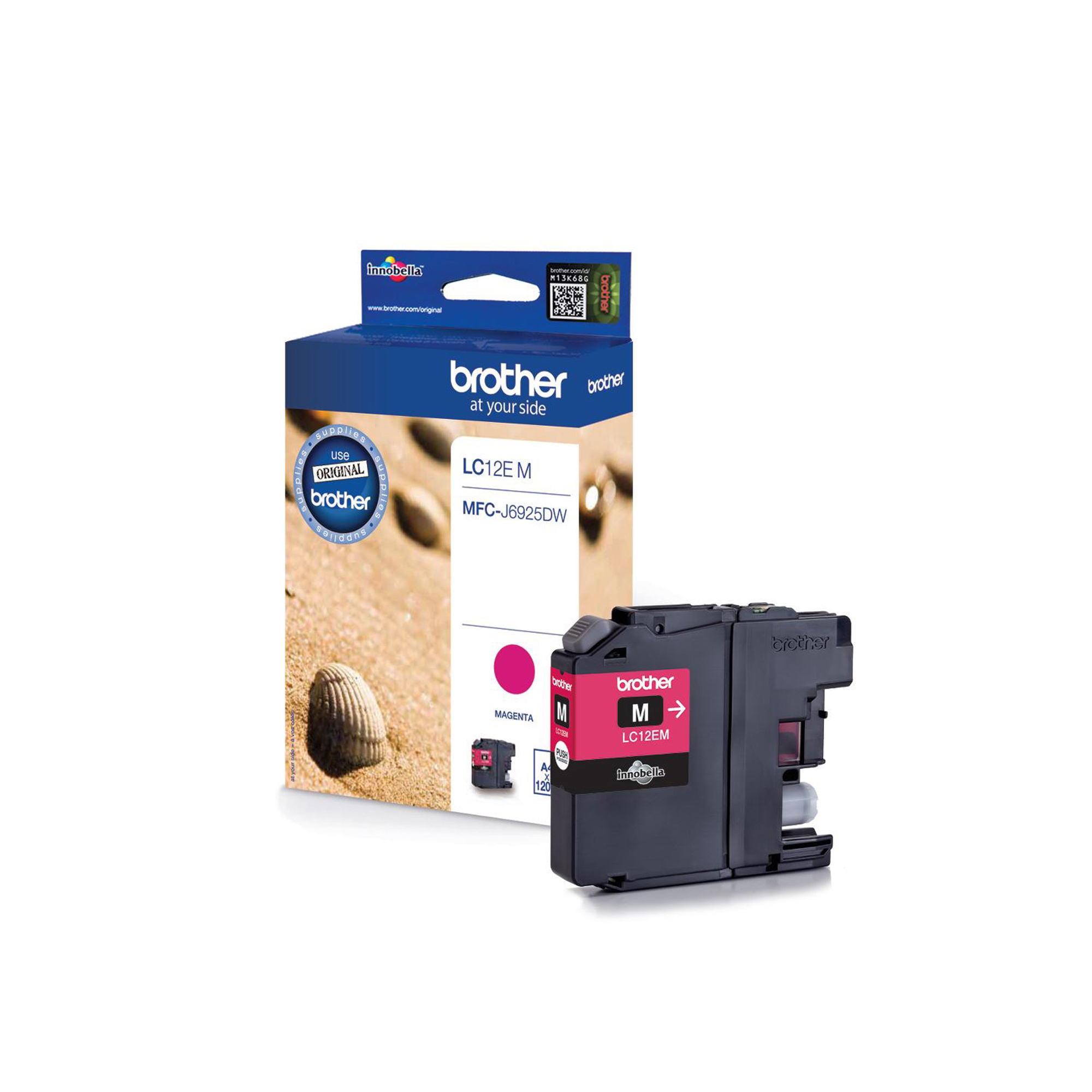 Brother LC12EM - capacity XL - magenta - …