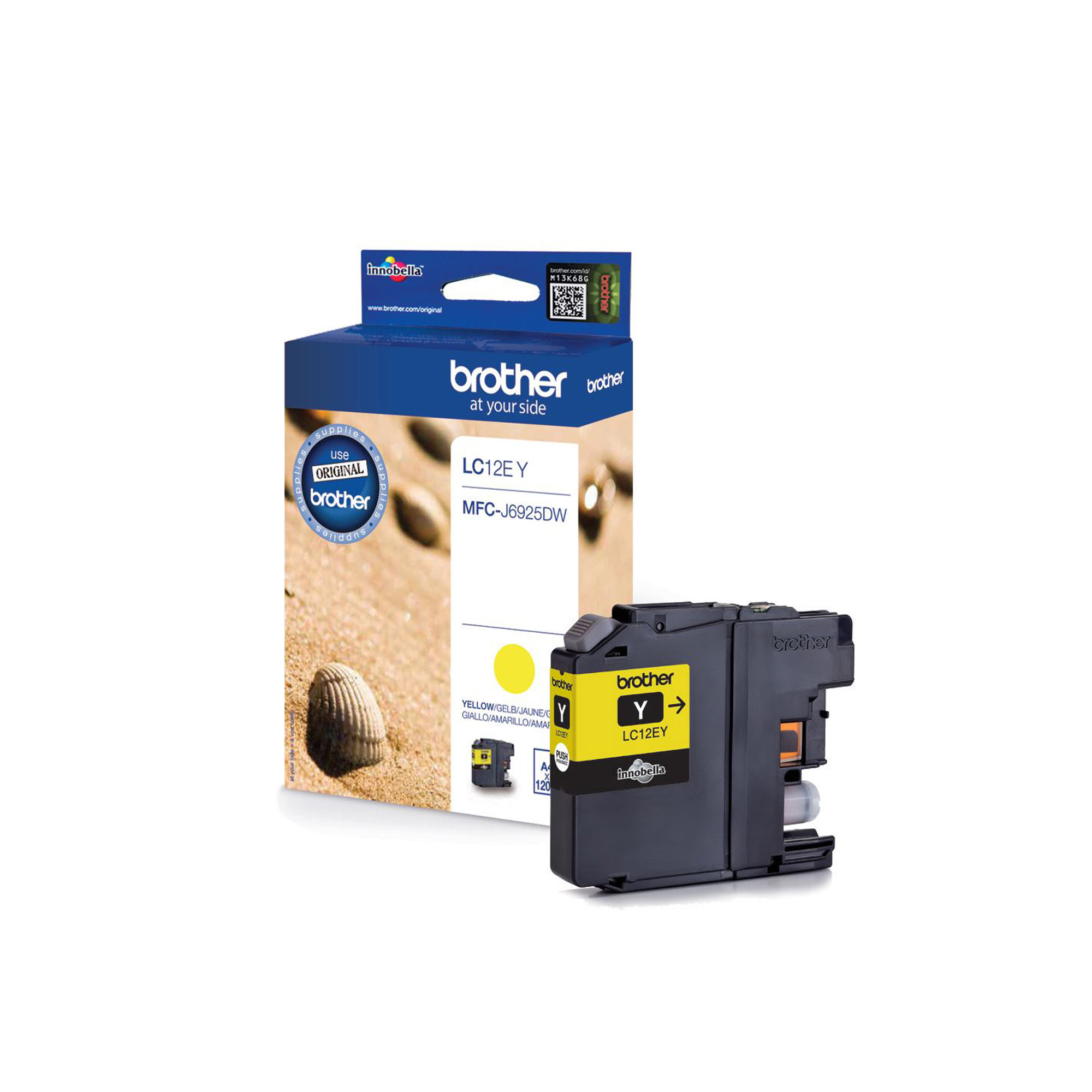 Brother LC12EY - capacity XL - giallo - …