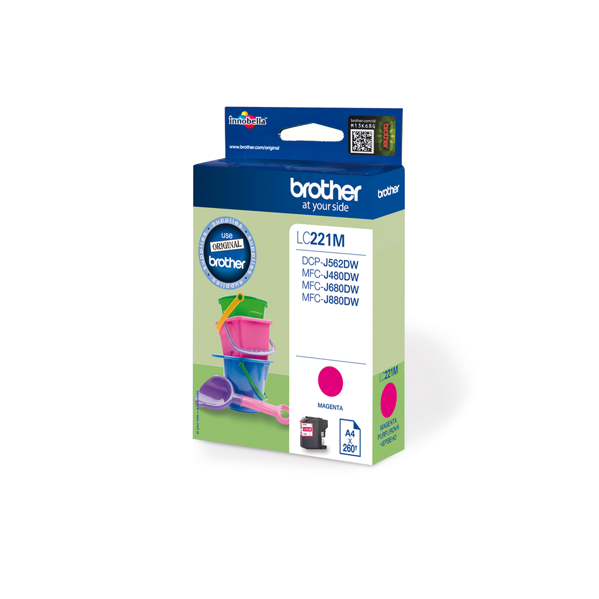 Brother LC221M - Magenta - originale - cartuccia …