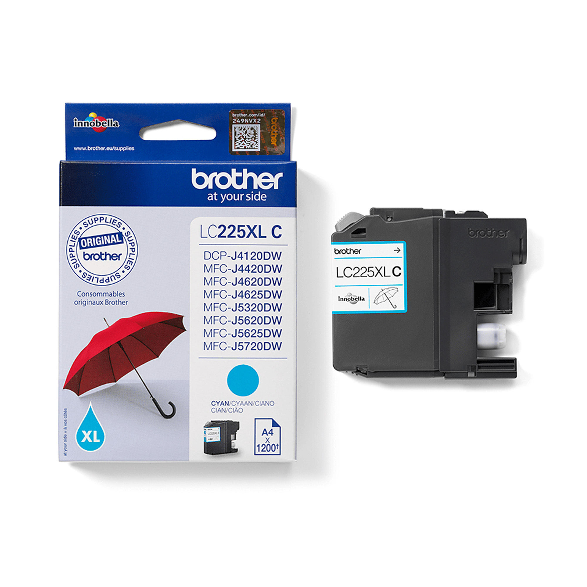 Brother LC225XLC - Ciano - originale - cartuccia …