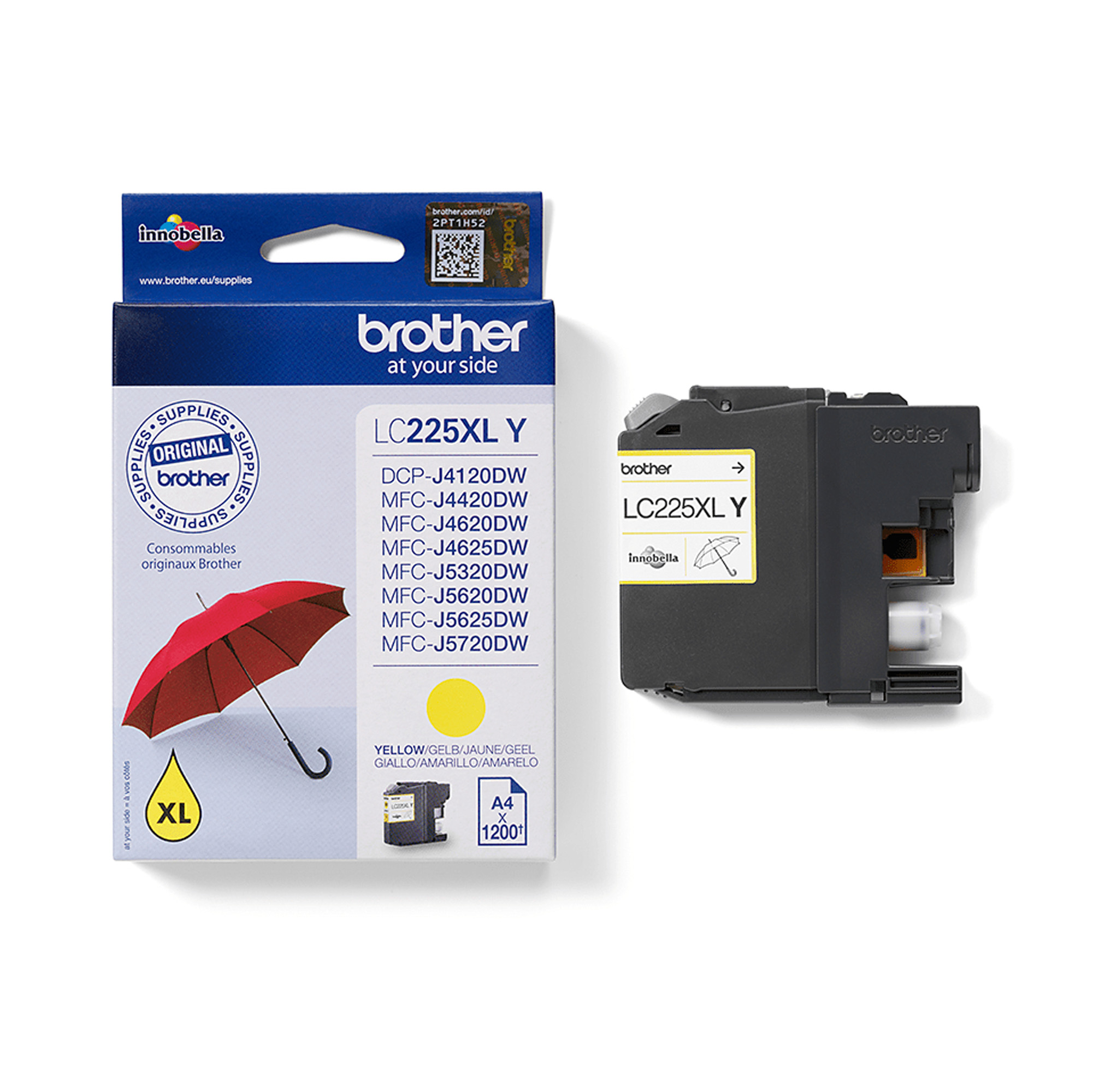 Brother LC225XLY - Giallo - originale - cartuccia …