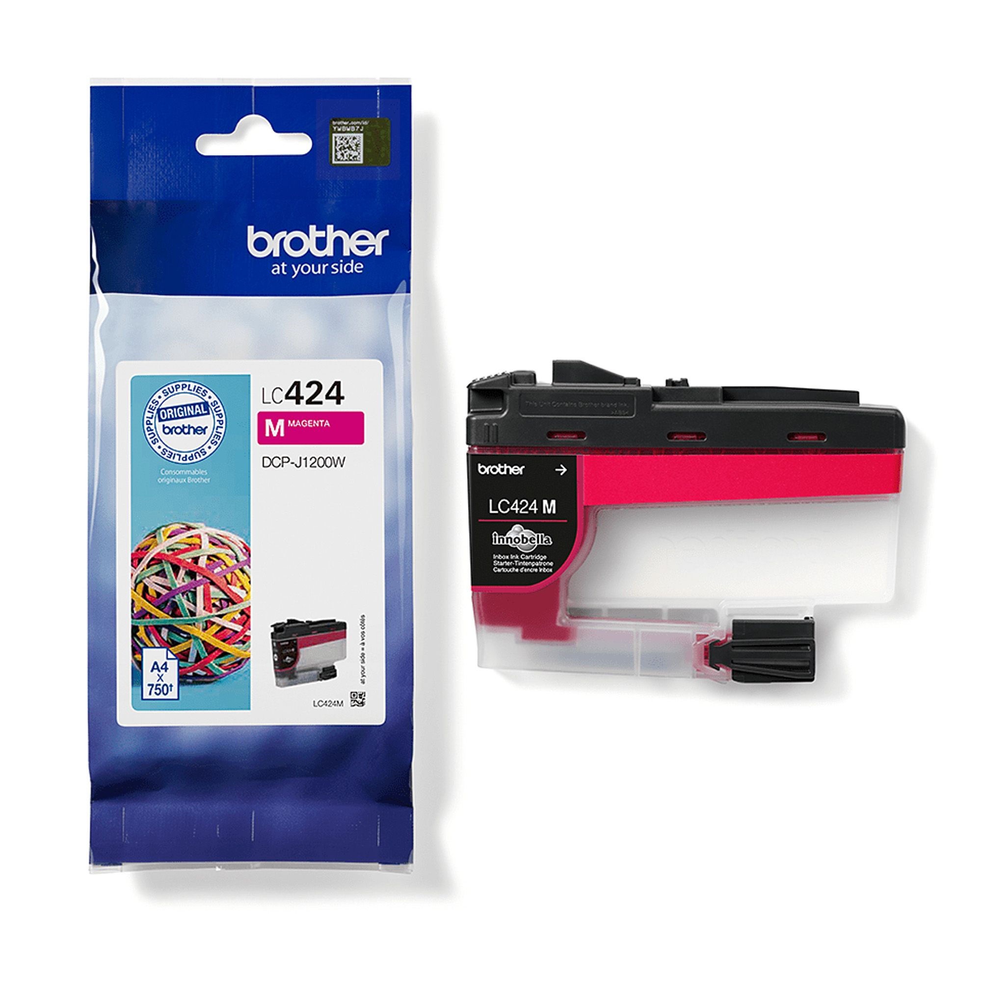 Brother LC424M - Magenta - originale - cartuccia …