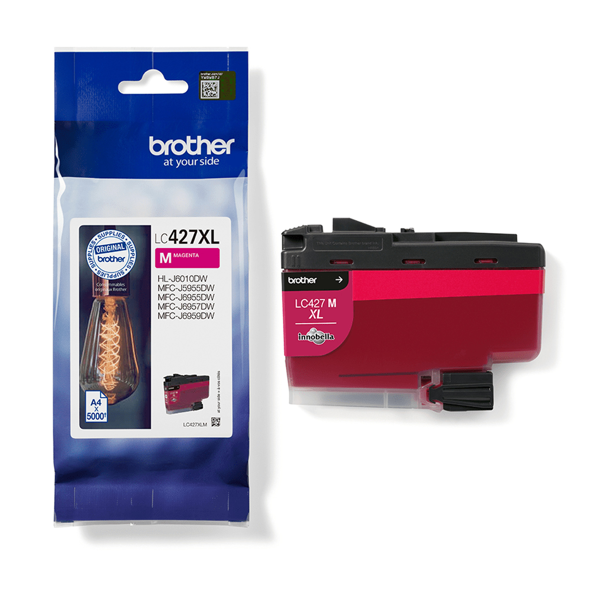 Brother LC427XLM - Alta capienza - magenta - …