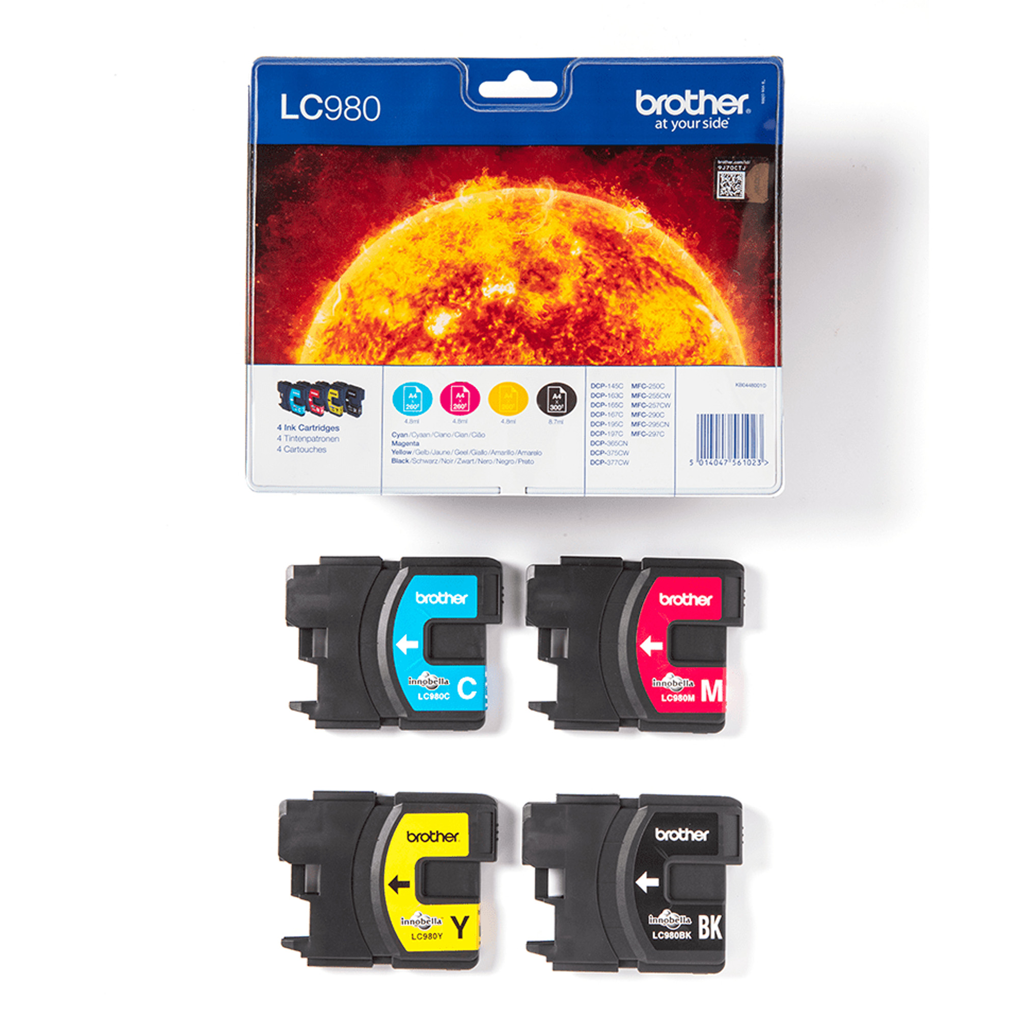 Brother LC980VALBP - Confezione da 4 - nero, …