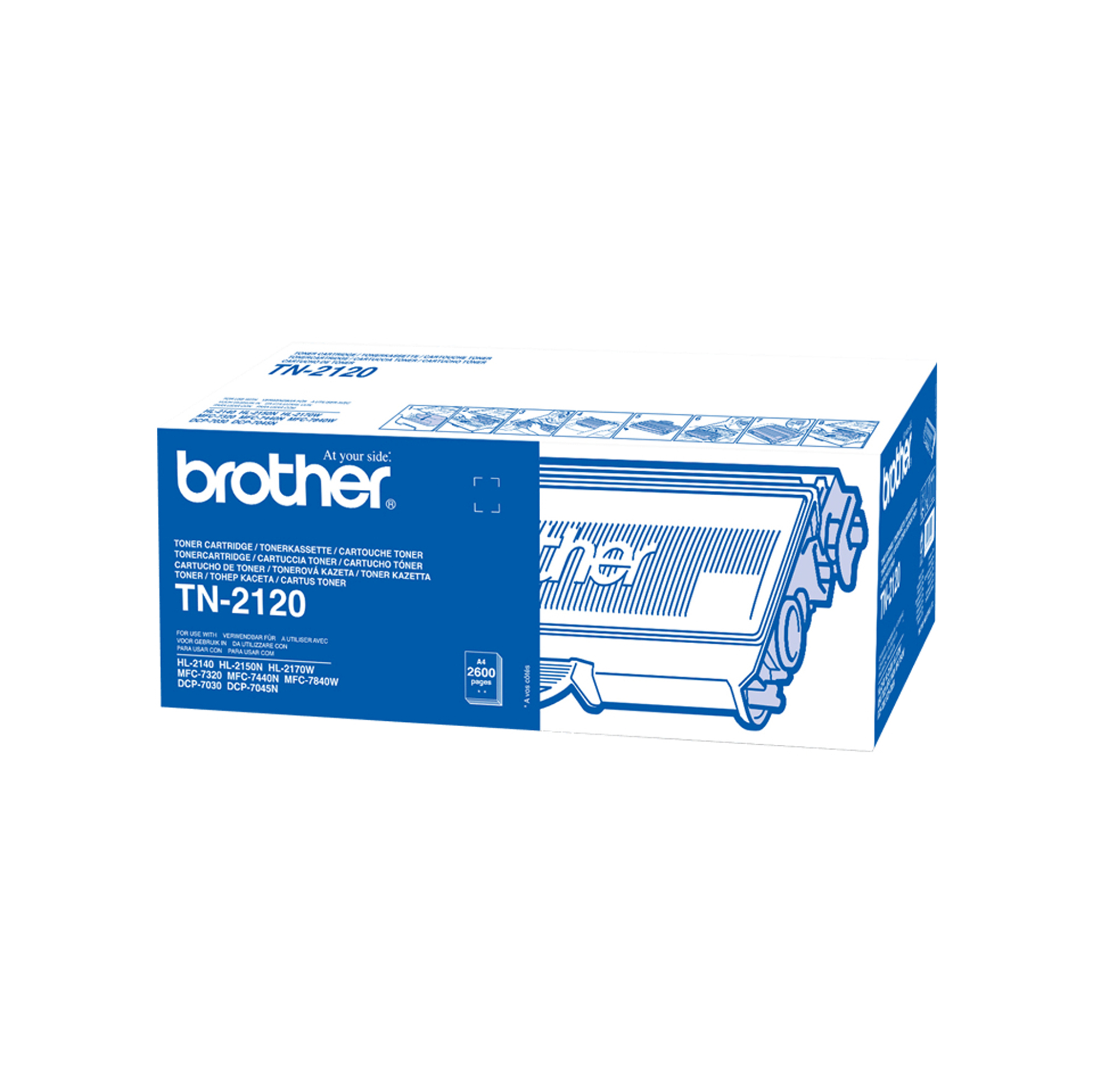 Brother TN2120 - Nero - originale - cartuccia …