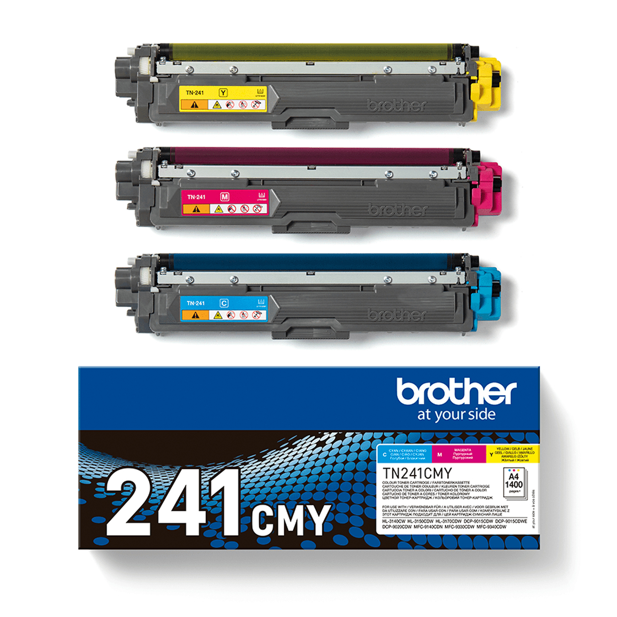 Brother TN241CMY - Confezione da 3 - giallo, …