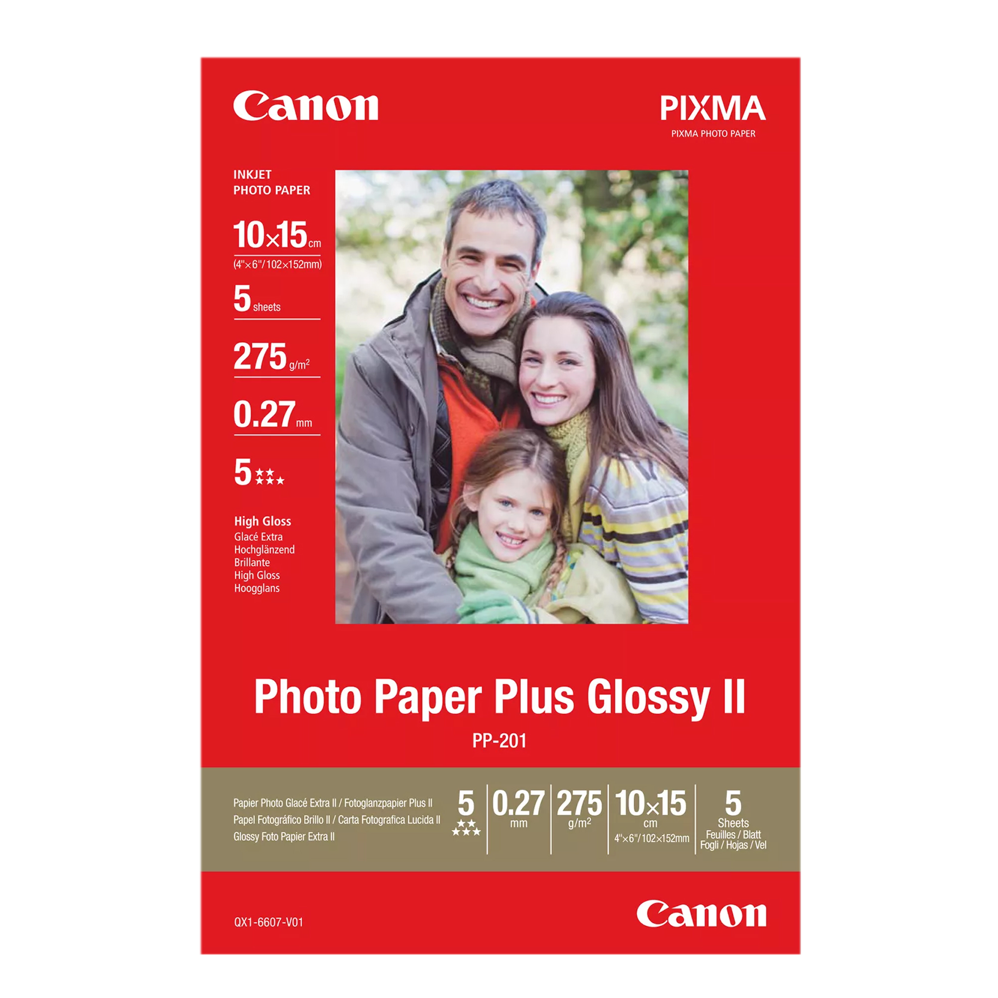 Canon Photo Paper Plus Glossy II PP-201 - …