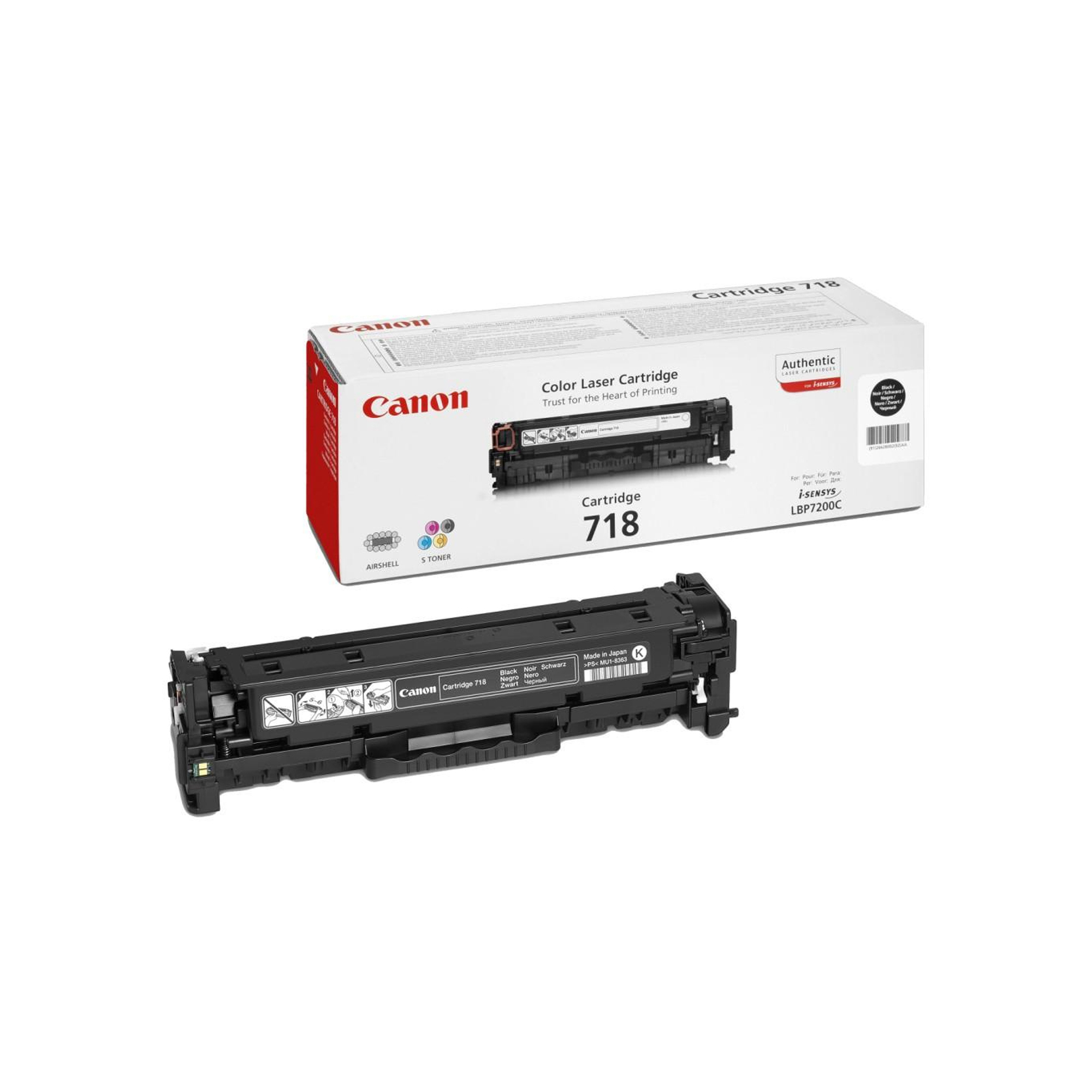Canon 718 Black - Nero - originale - …