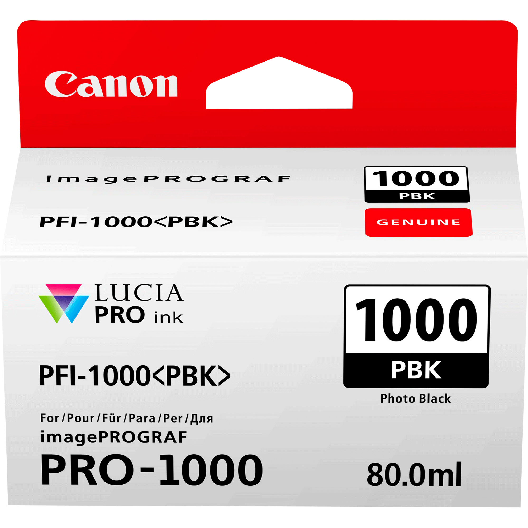 Canon PFI-1000 PBK - 80 ml - nero …