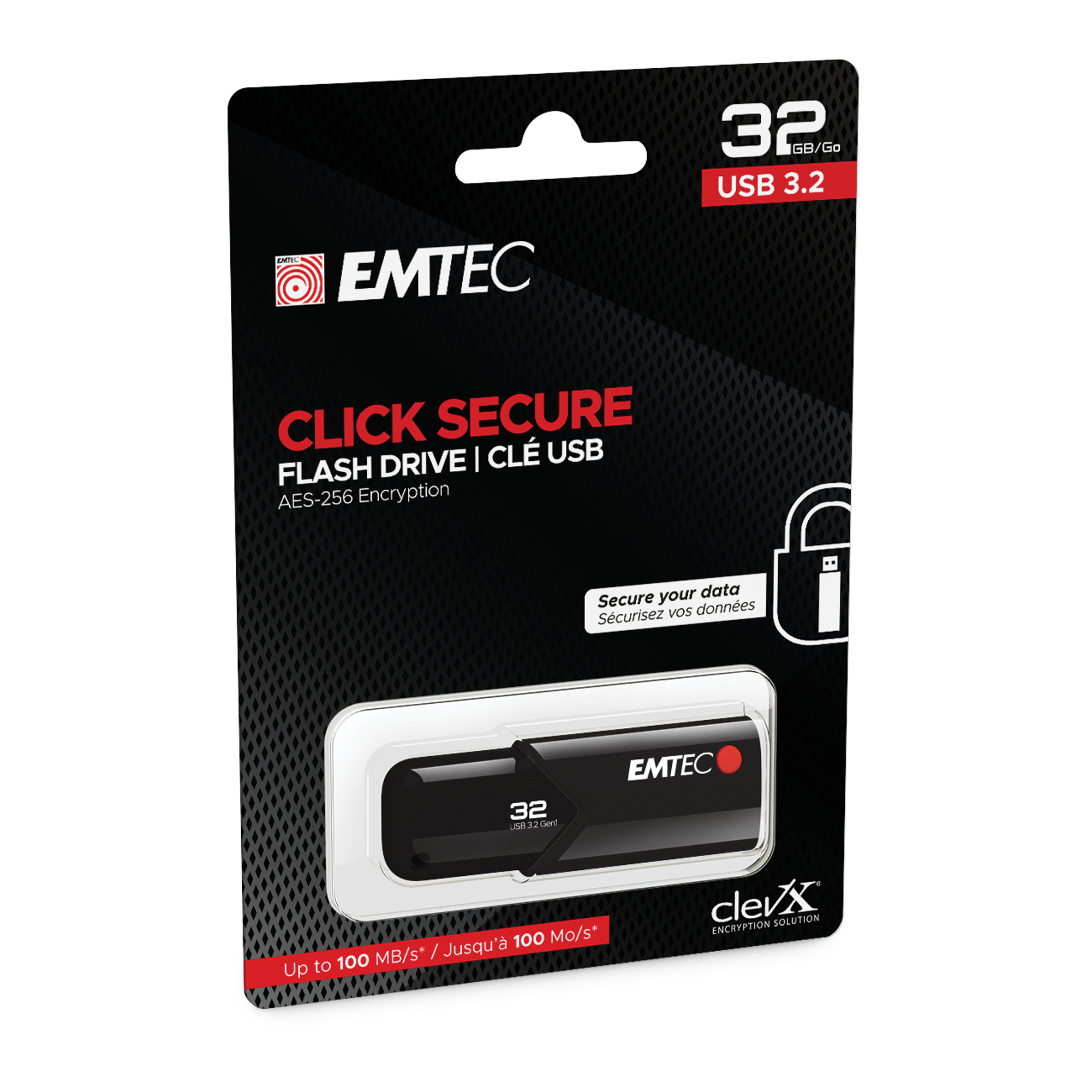 Emtec - Memoria USB B120 Click&Secure - ECMMD32GB123 …