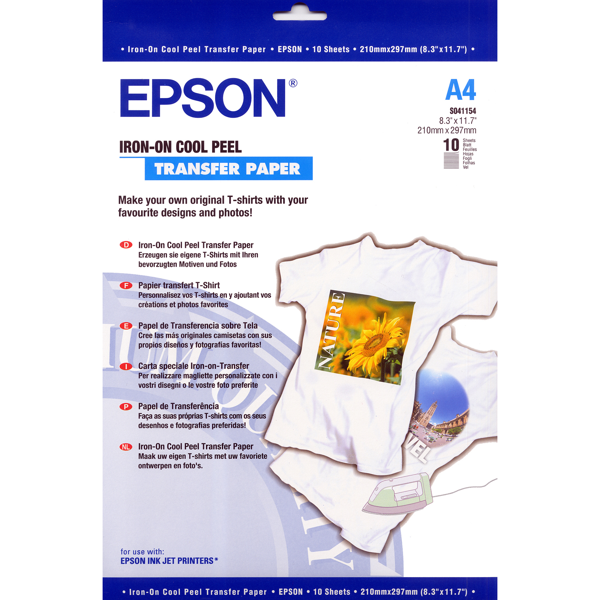 Epson - Iron-on-Transfer Paper - A4 - 10 …