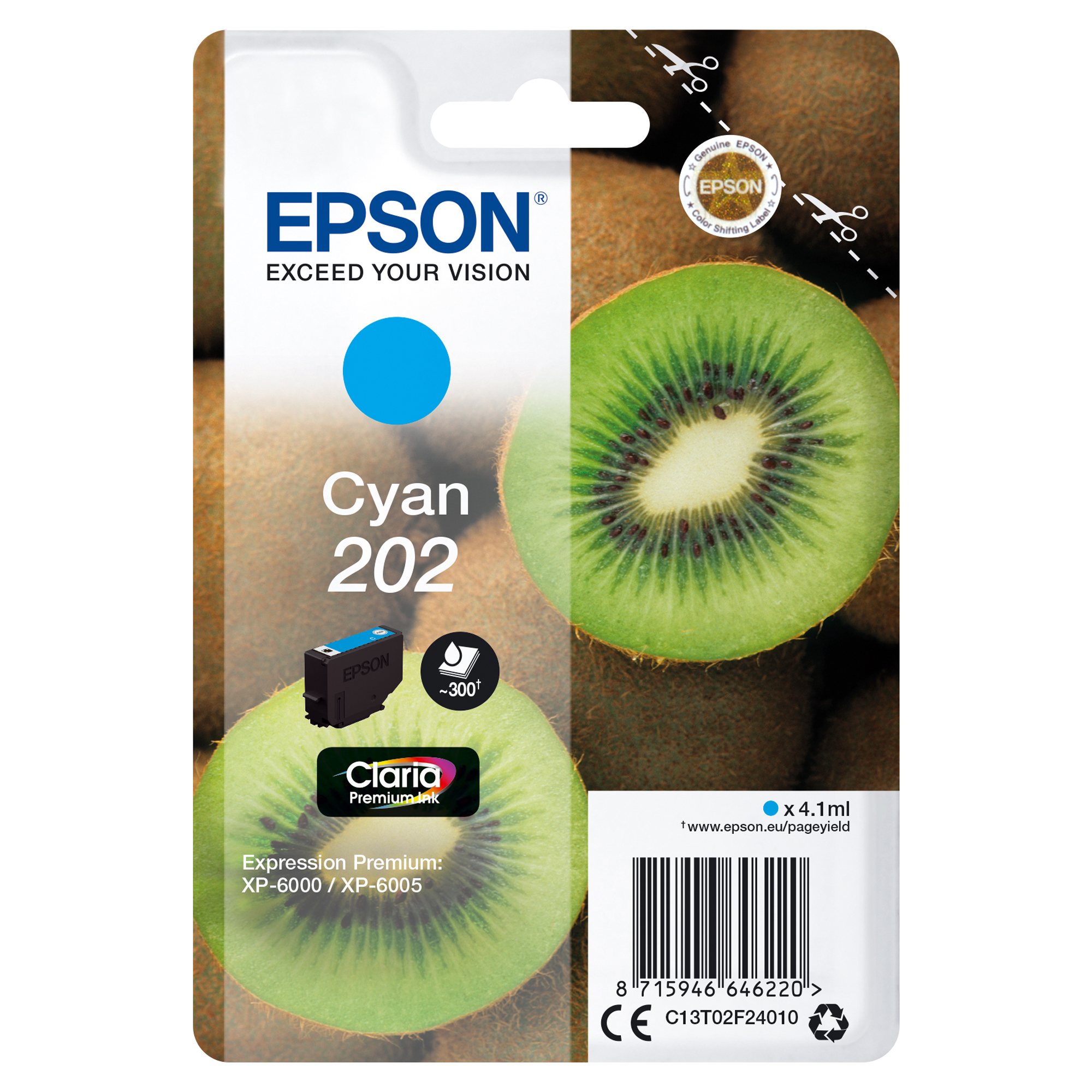 Epson 202 - 4.1 ml - ciano - …