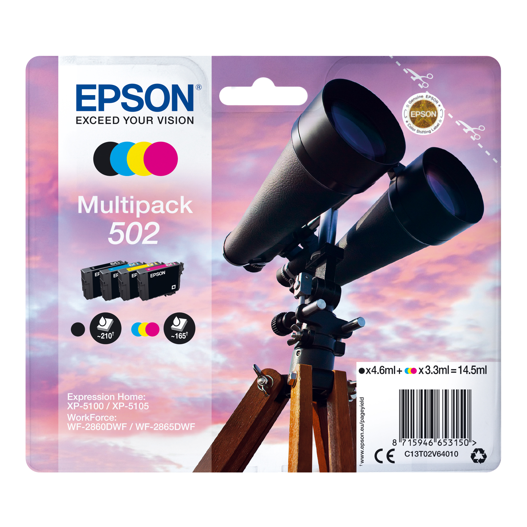 Epson 502 Multipack - Confezione da 4 - …