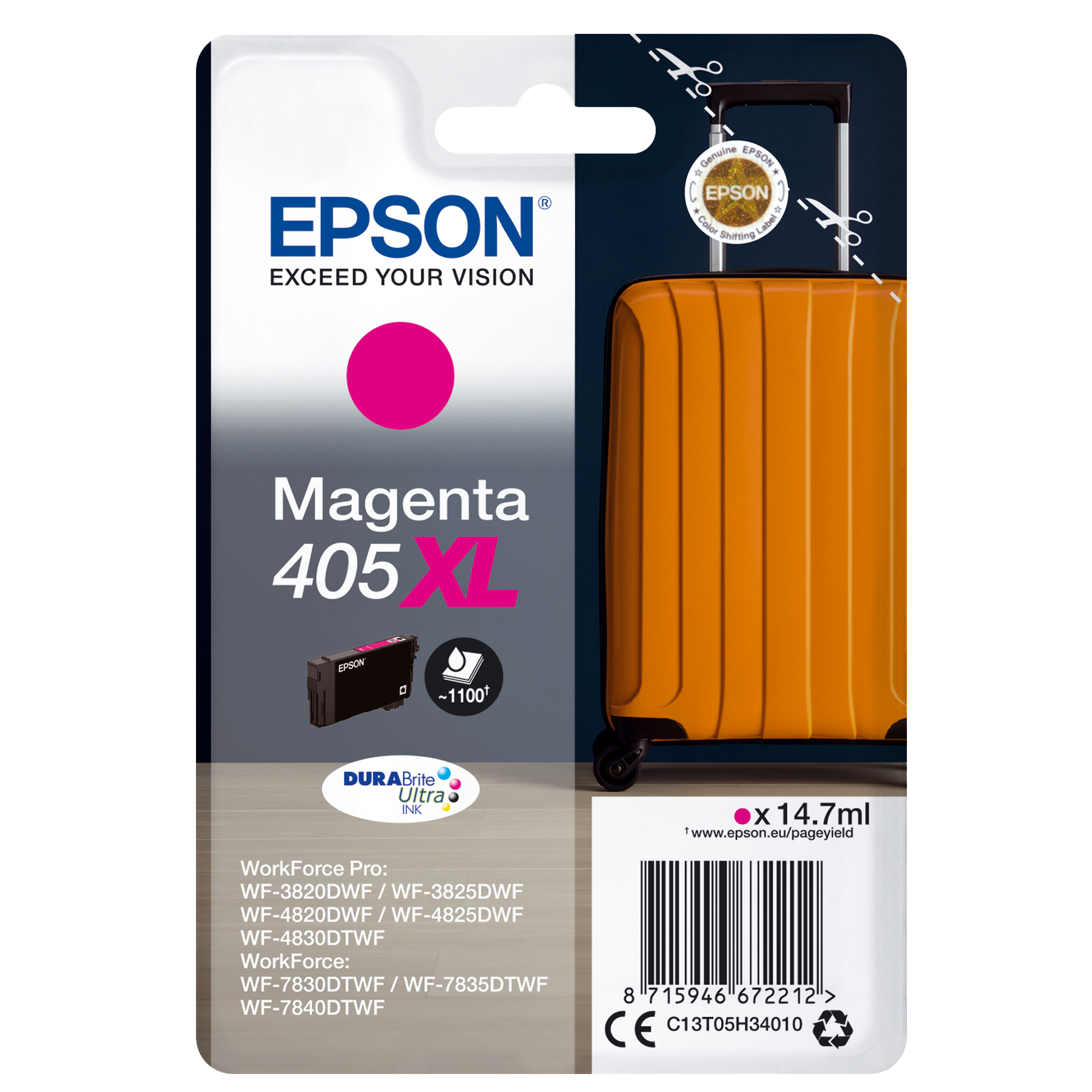 Epson 405XL - 14.7 ml - XL - …