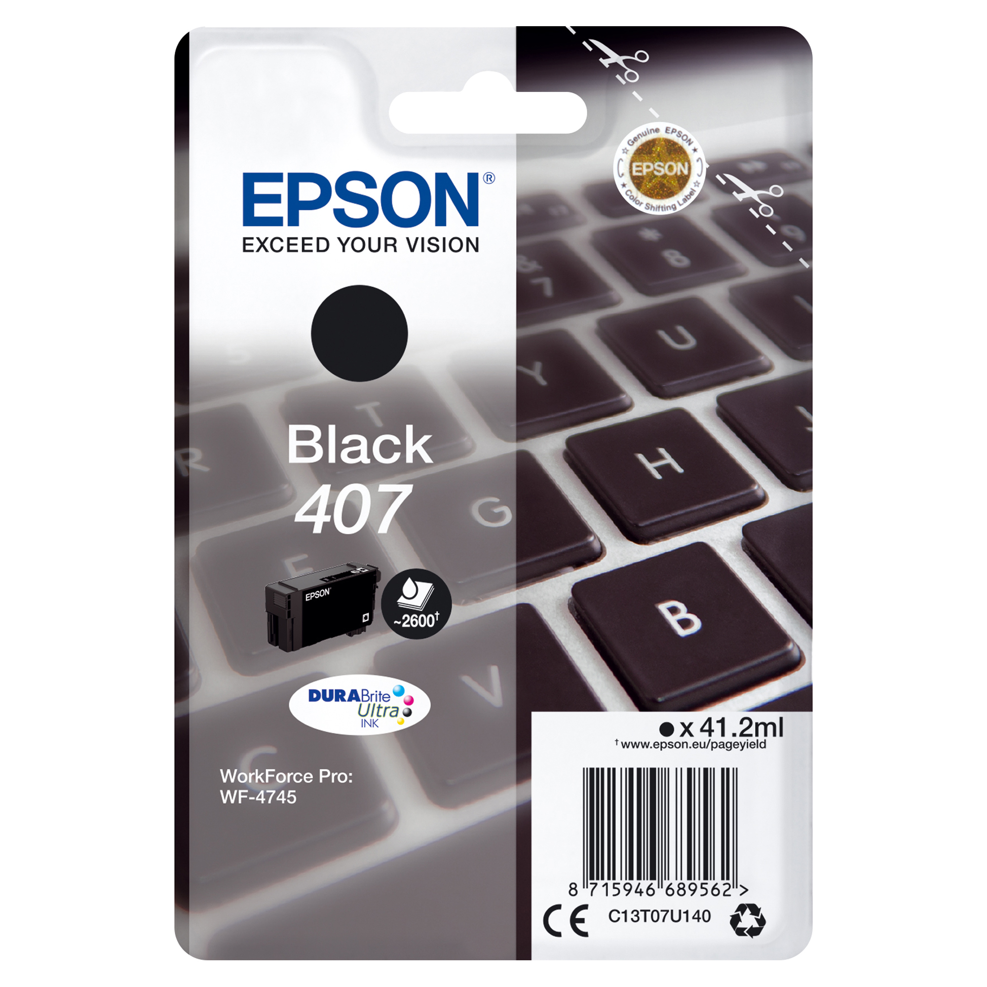 Epson 407 - 41.2 ml - taglia L …