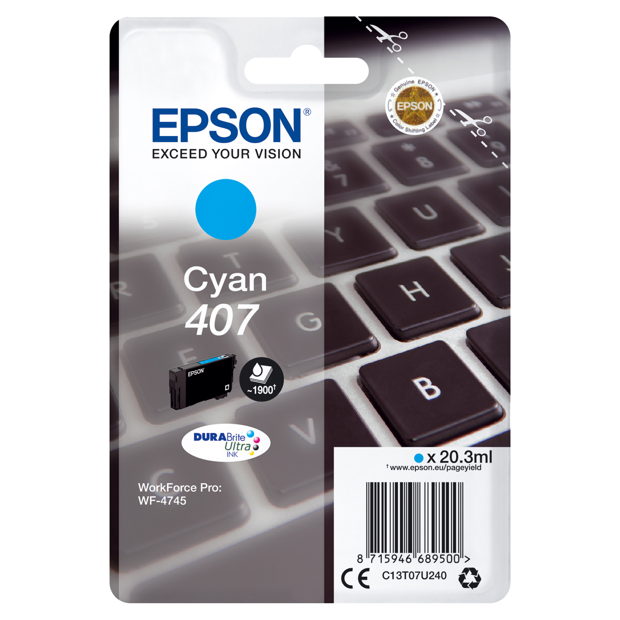 Epson 407 - 20.3 ml - taglia L …