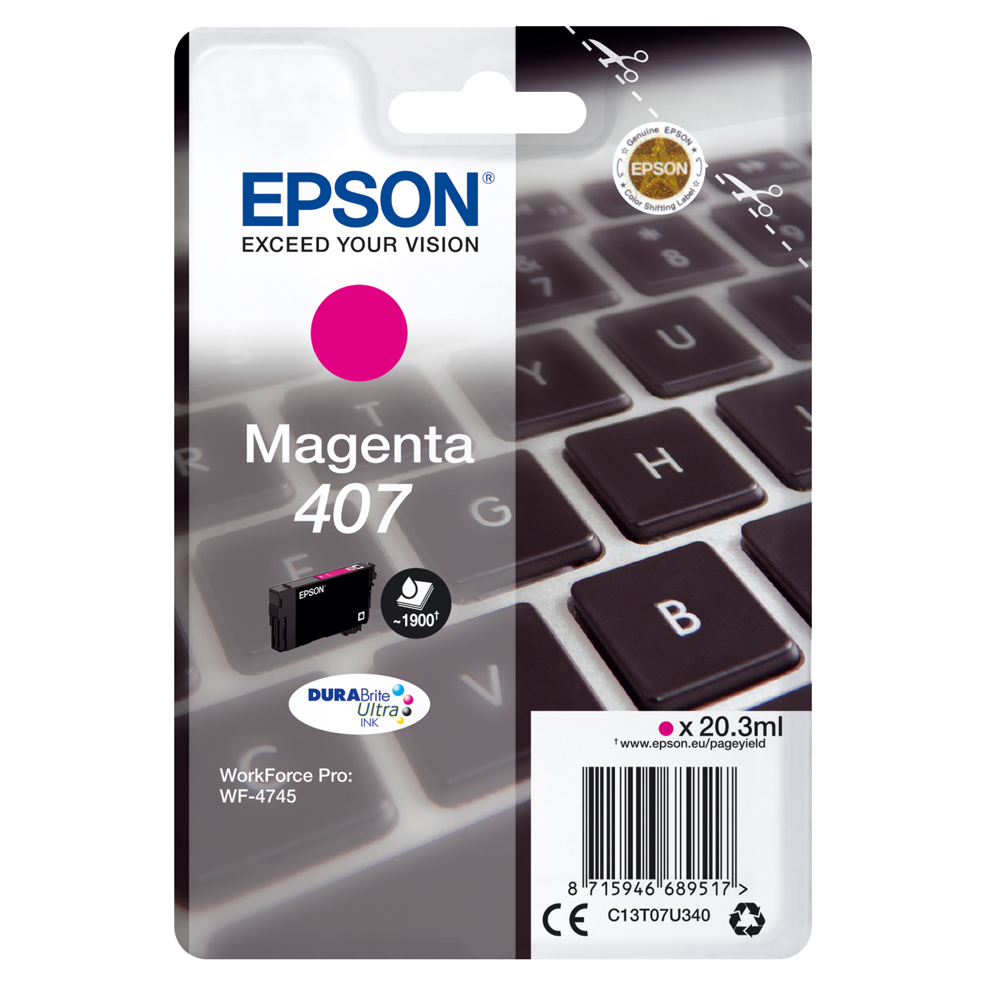 Epson 407 - 20.3 ml - taglia L …