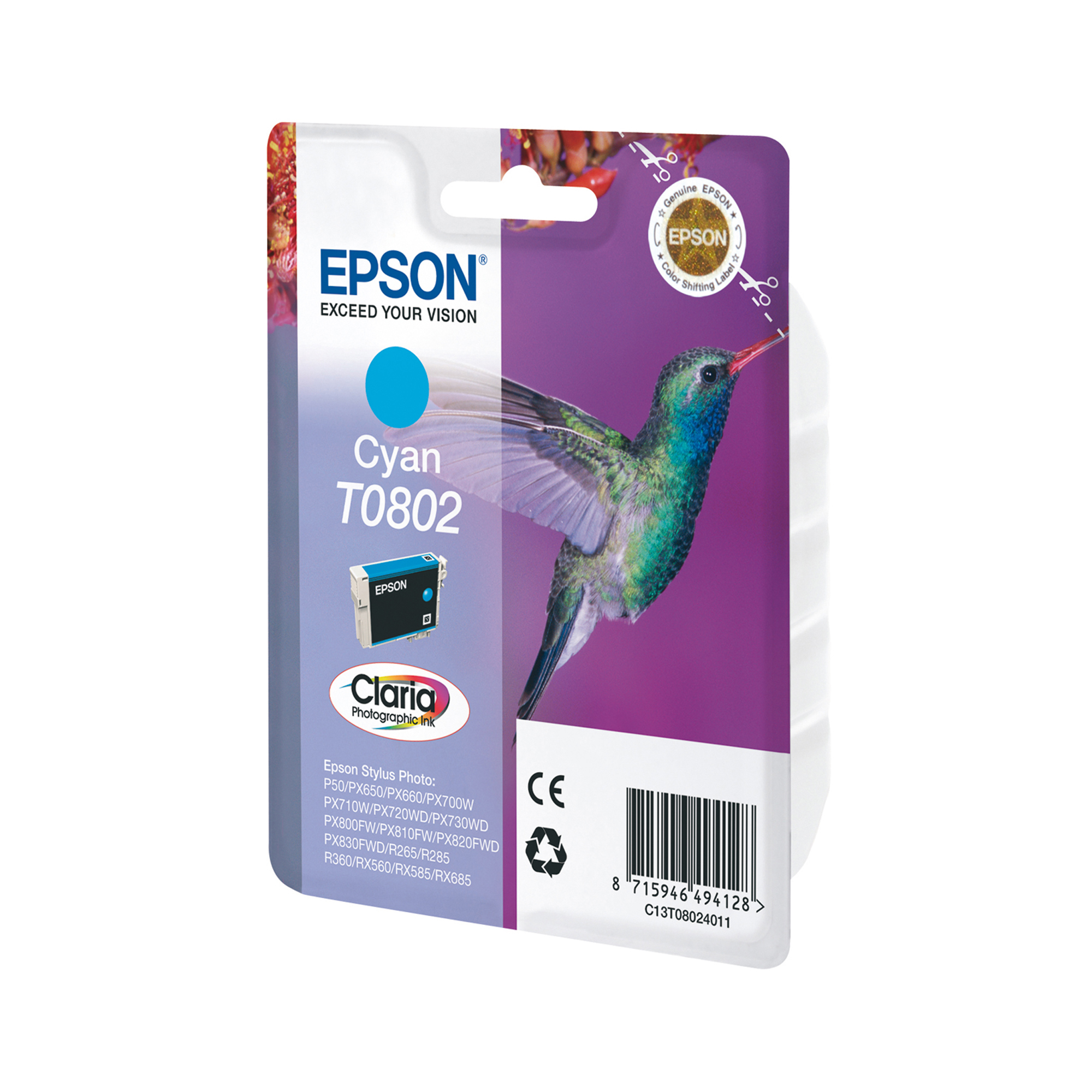 Epson T0802 - 7.4 ml - ciano - …