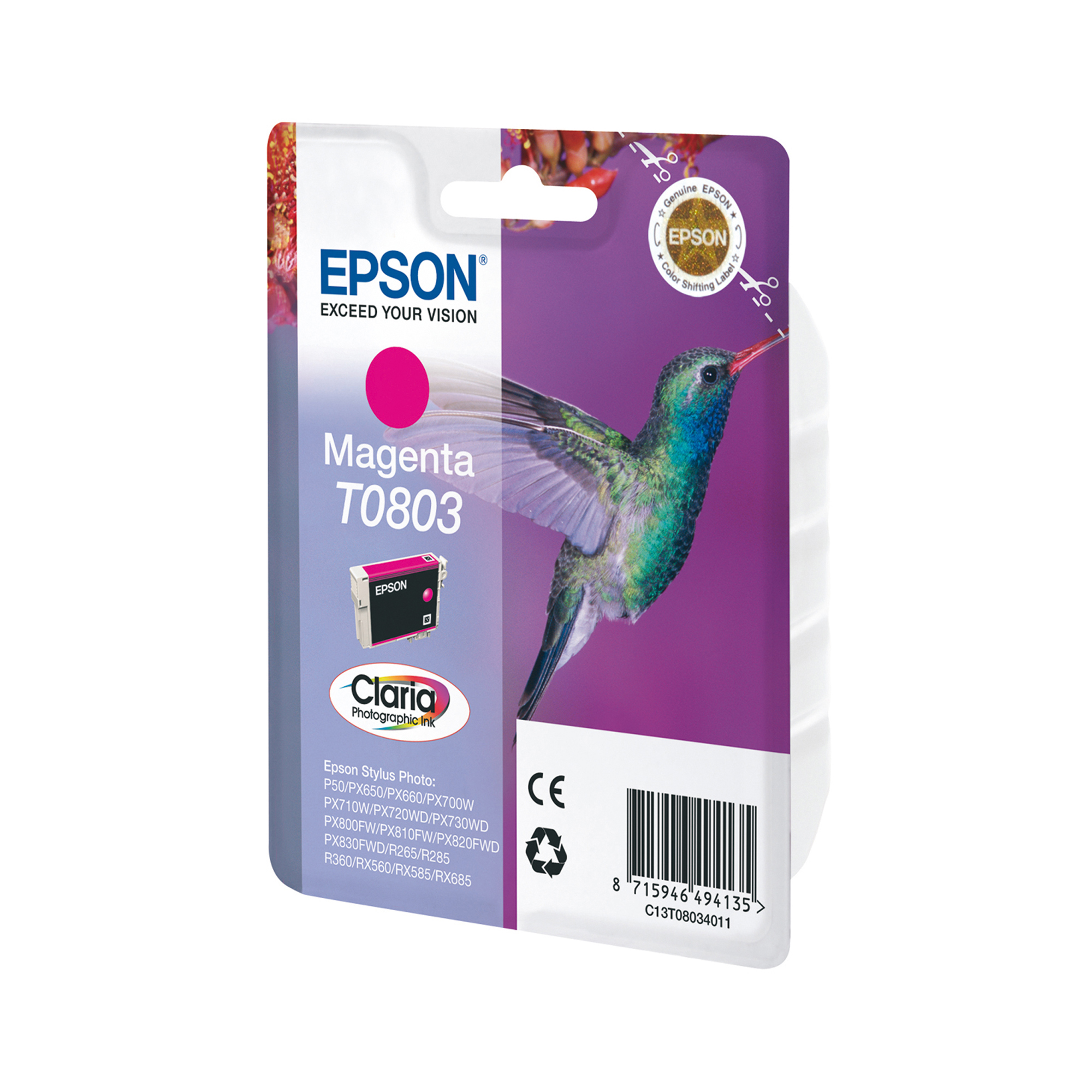 Epson T0803 - 7.4 ml - magenta - …