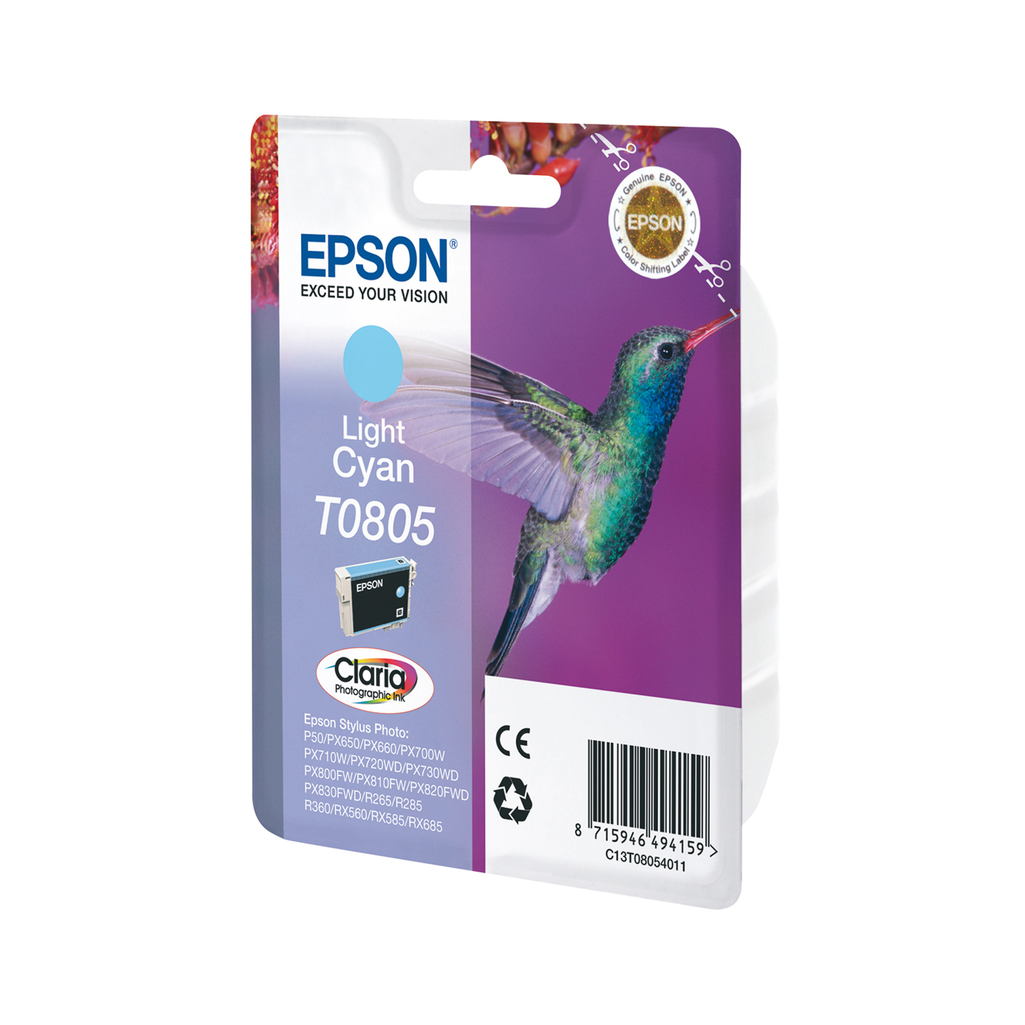 Epson T0805 - 7.4 ml - cyan chiaro …