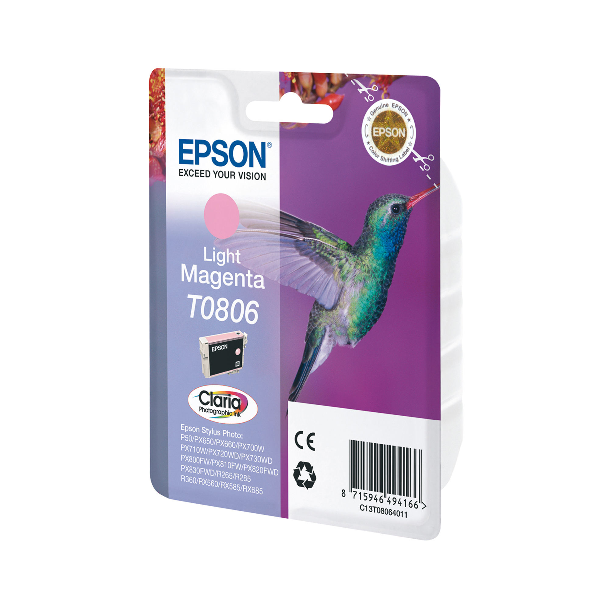 Epson T0806 - 7.4 ml - magenta chiaro …