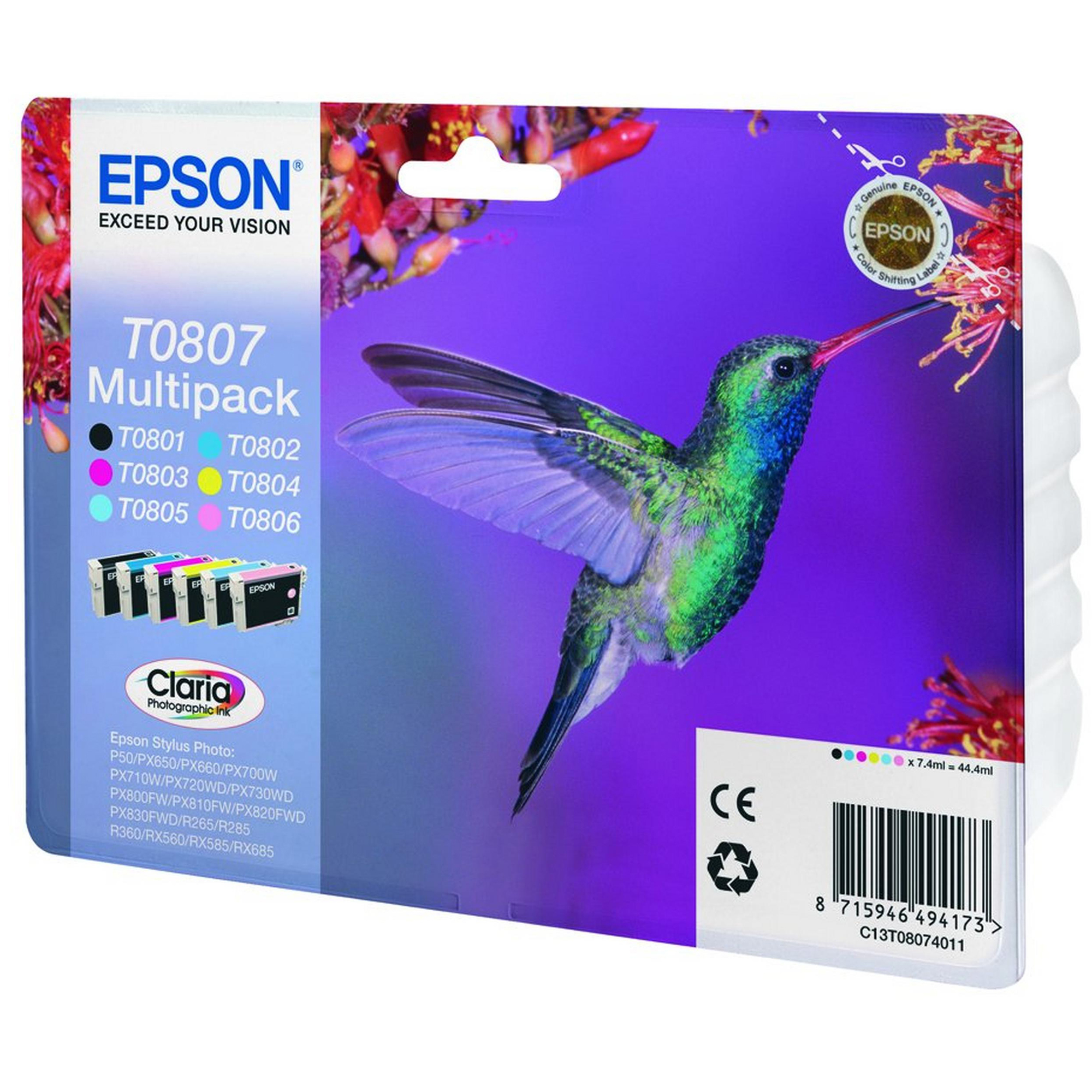 Epson T0807 Multipack - Confezione da 6 - …